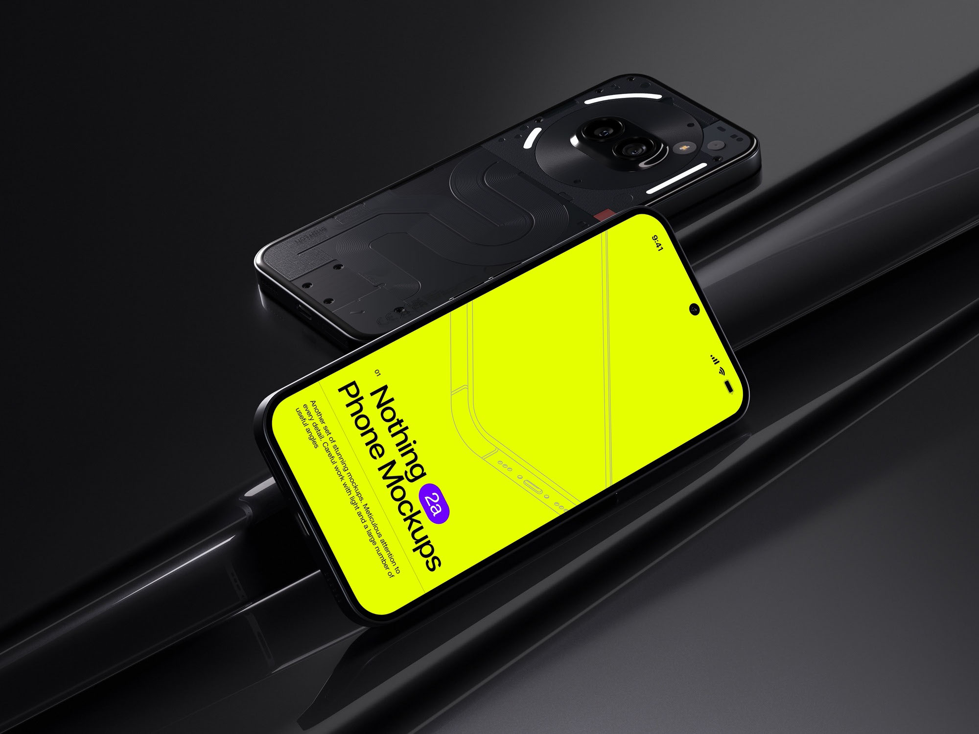 Nothing Phone (2a) Mockups — Изображение №11 — Графика, 3D на Dprofile