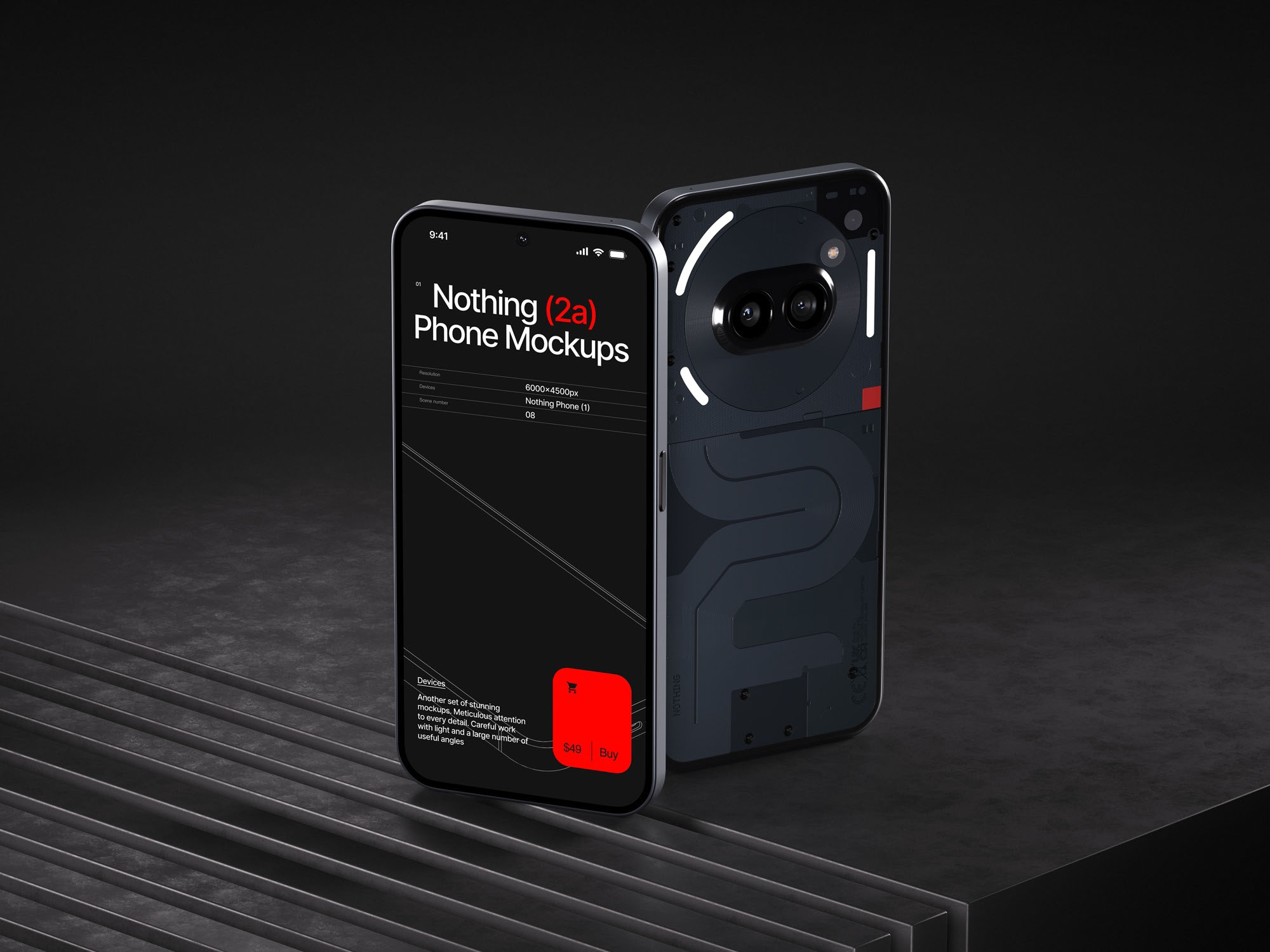 Nothing Phone (2a) Mockups — Изображение №14 — Графика, 3D на Dprofile