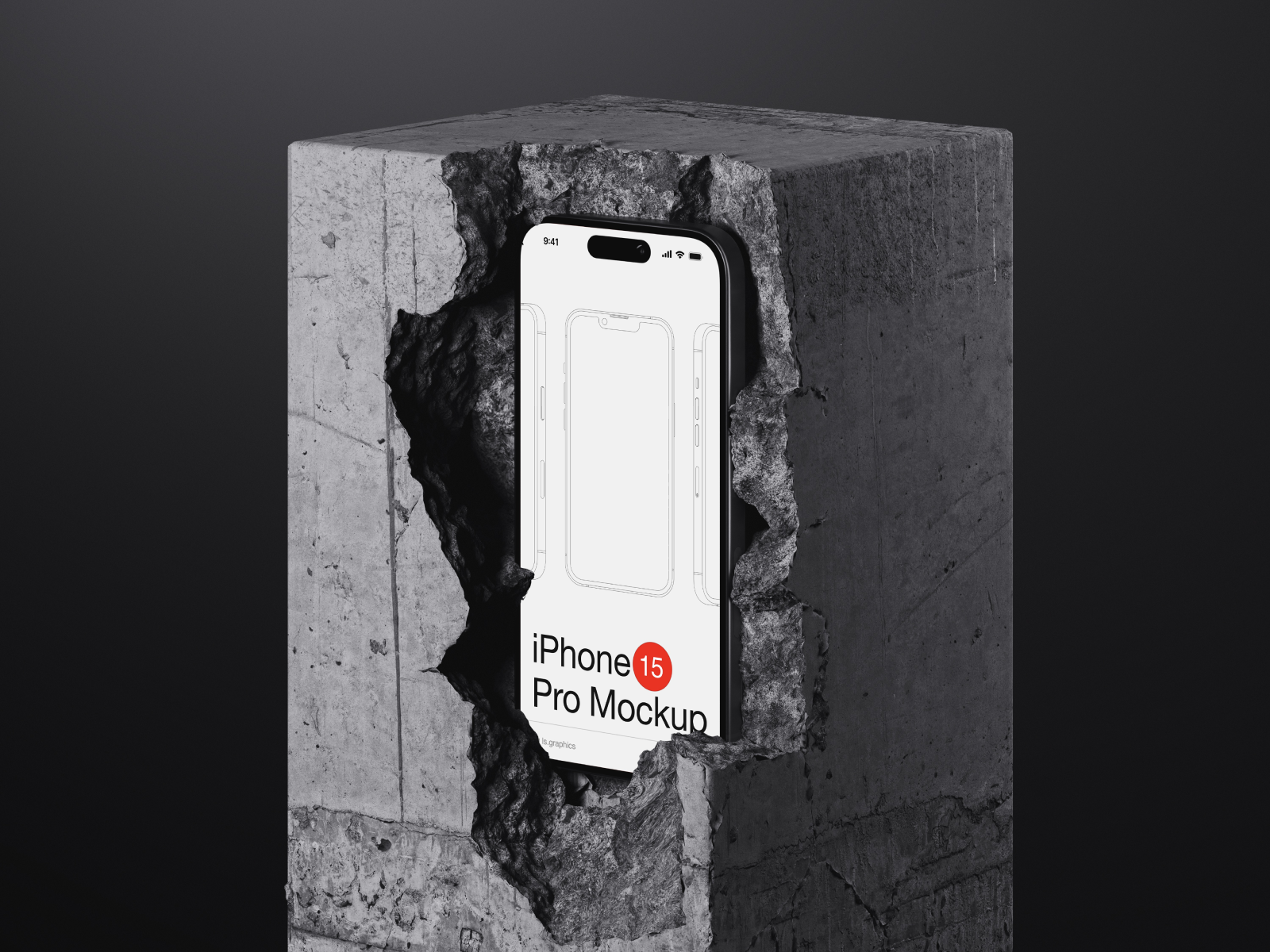Q-Mockups: iPhone 15 Pro — Изображение №15 — Брендинг, 3D на Dprofile