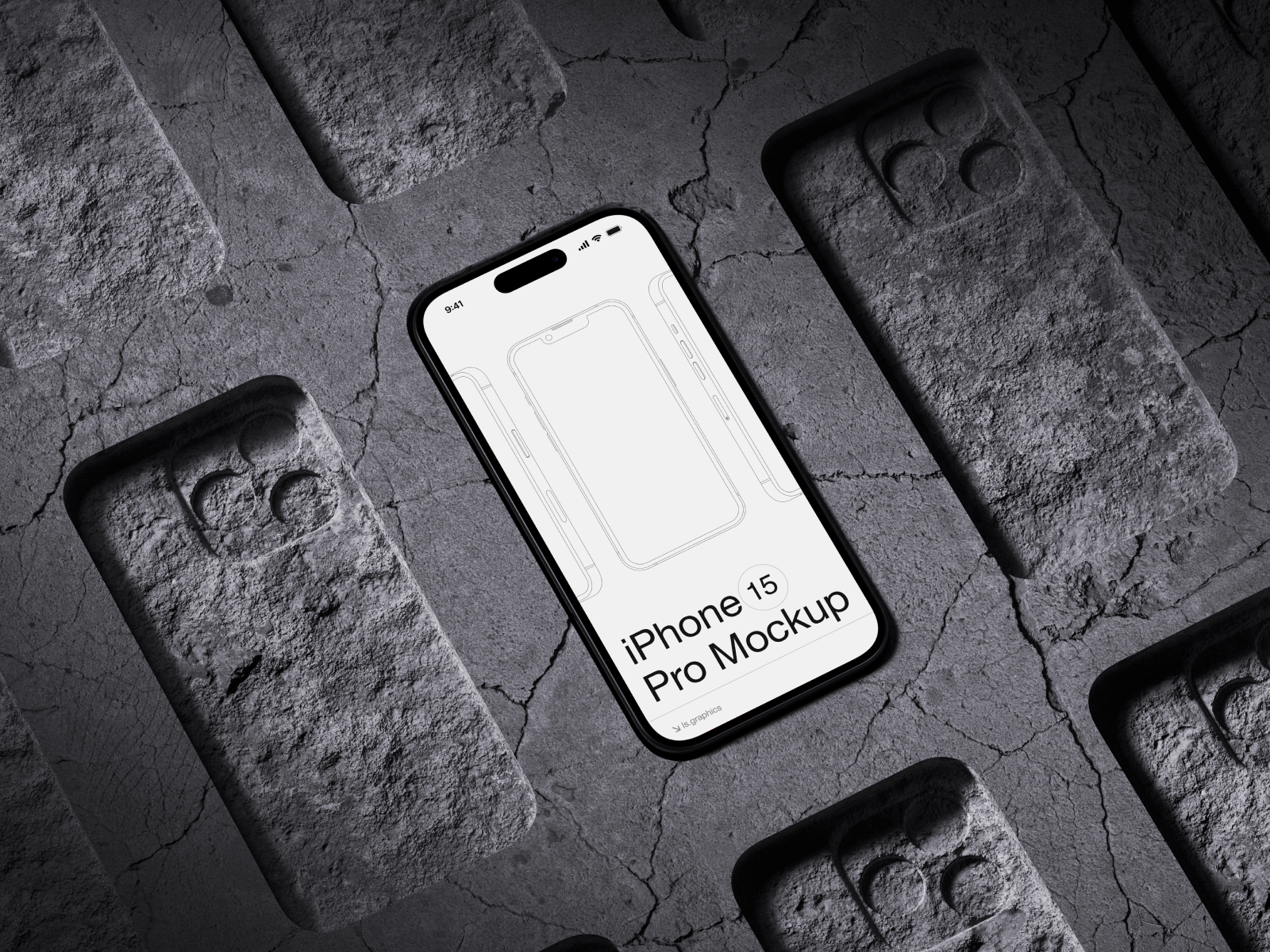 Q-Mockups: iPhone 15 Pro — Изображение №8 — Брендинг, 3D на Dprofile