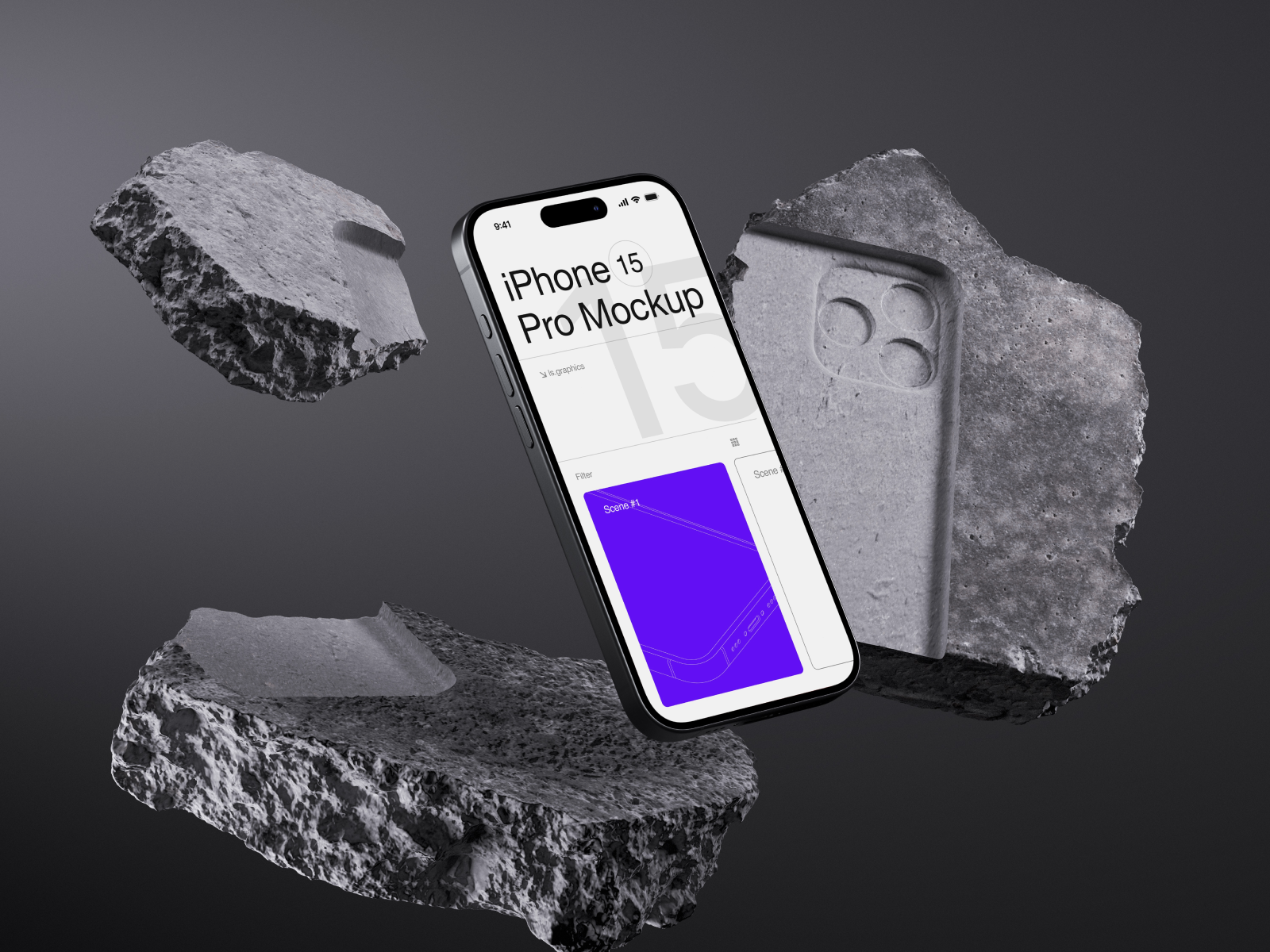 Q-Mockups: iPhone 15 Pro — Изображение №14 — Брендинг, 3D на Dprofile