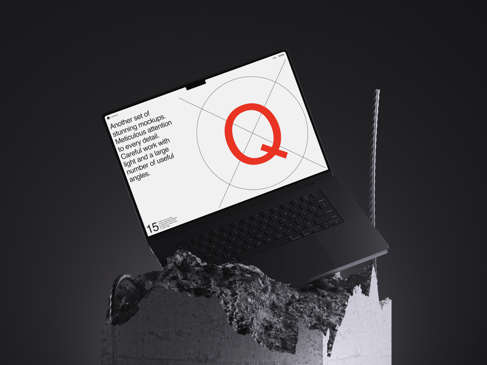 Q-Mockups: iPhone 15 Pro — Изображение №3 — Брендинг, 3D на Dprofile