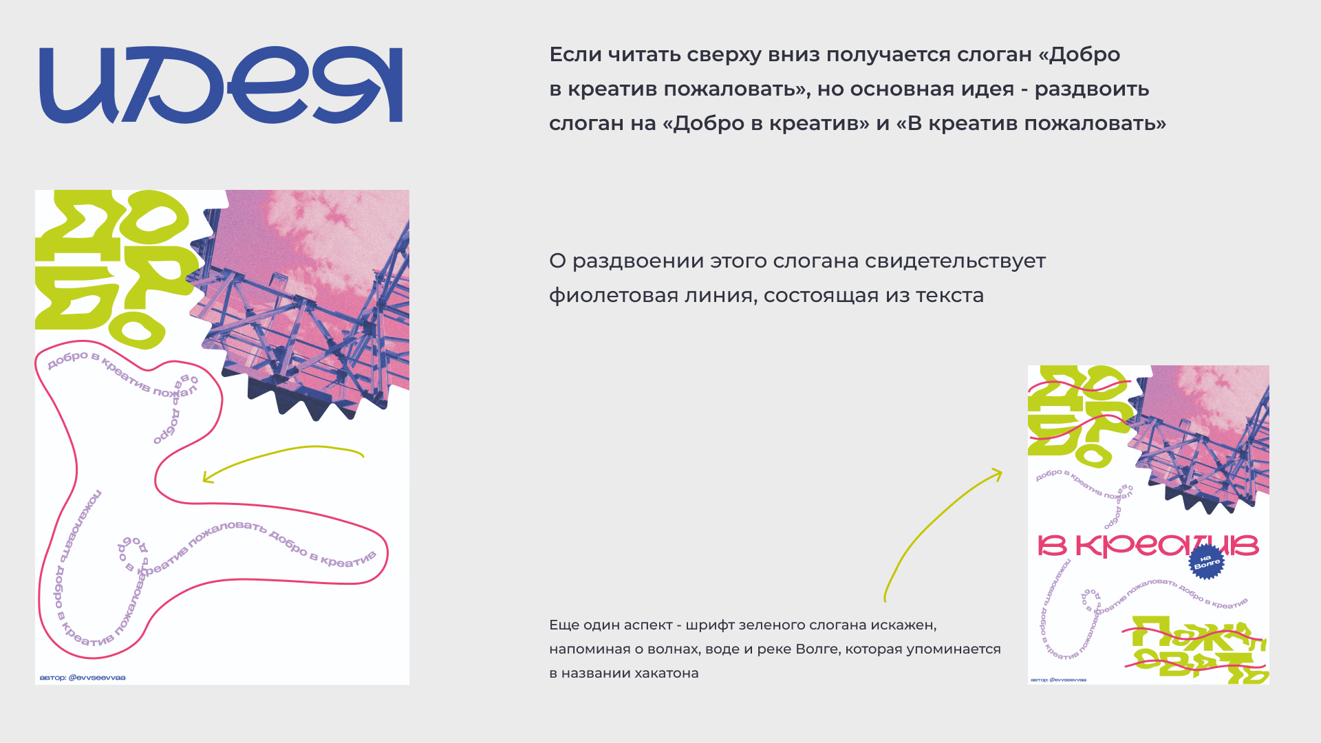 Постер "Добро в креатив пожаловать" — Изображение №4 — Графика на Dprofile