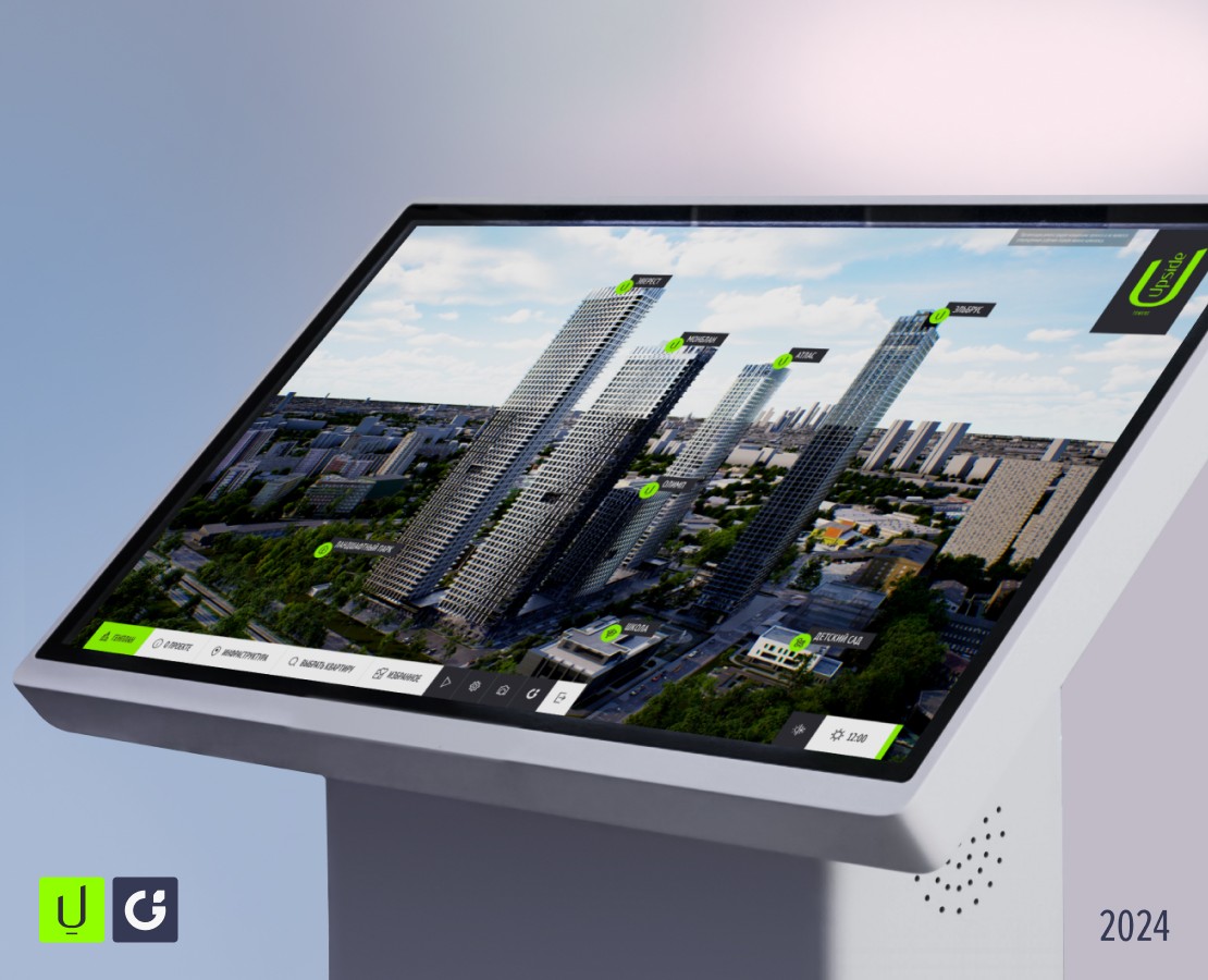 «Upside Towers» | Интерактивное приложение на Dprofile