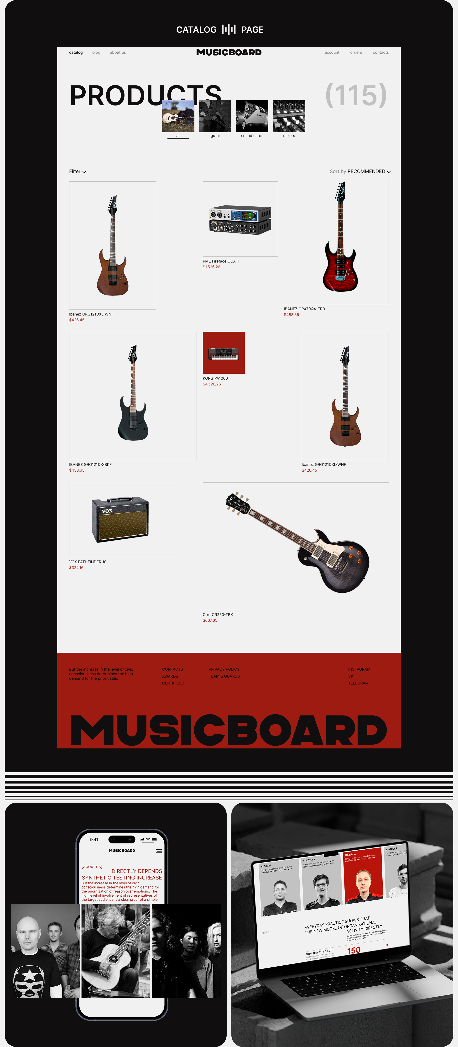 MusicBoard | Concept — Изображение №2 — Интерфейсы на Dprofile