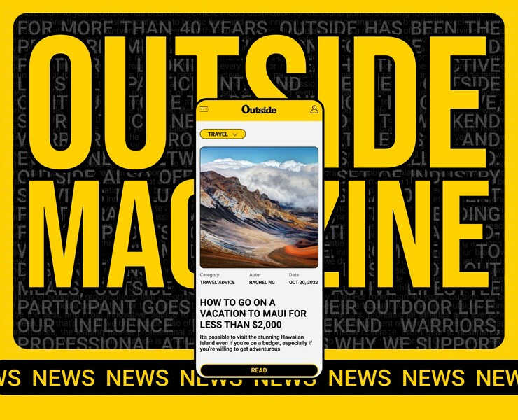 OUTSIDE MAGAZINE — Интерфейсы, Графика на Dprofile