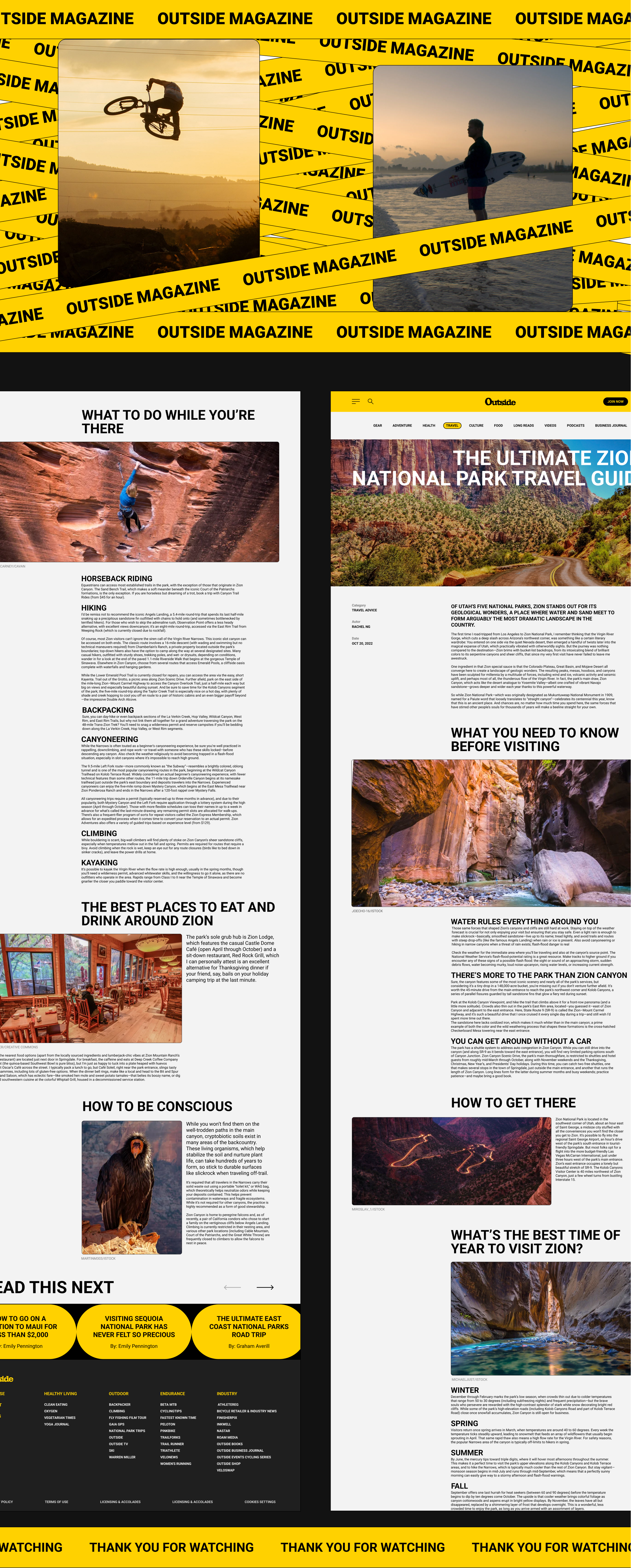 OUTSIDE MAGAZINE — Изображение №5 — Интерфейсы, Графика на Dprofile