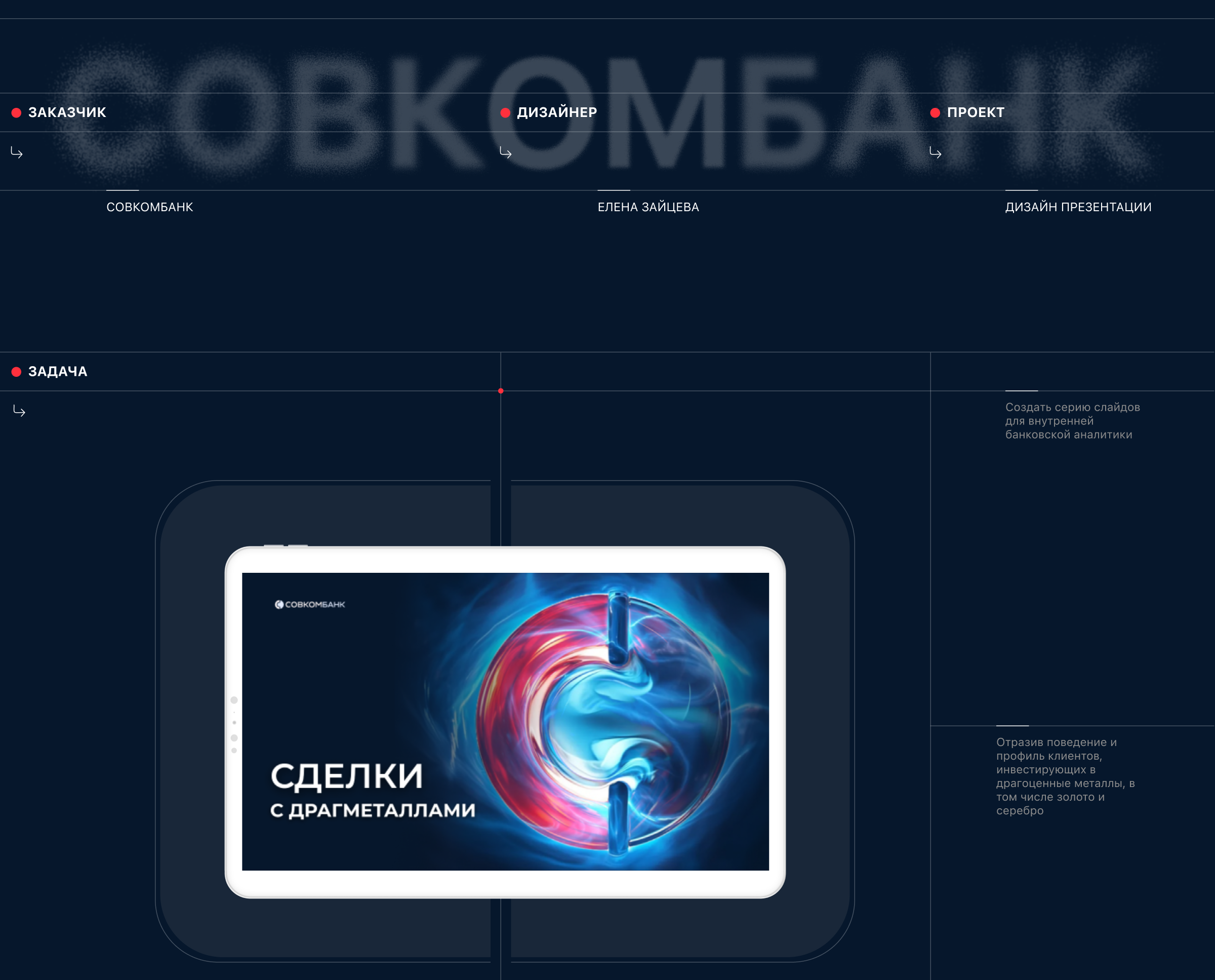 ПРЕЗЕНТАЦИЯ ДЛЯ БАНКА — Изображение №1 — Графика, Маркетинг на Dprofile