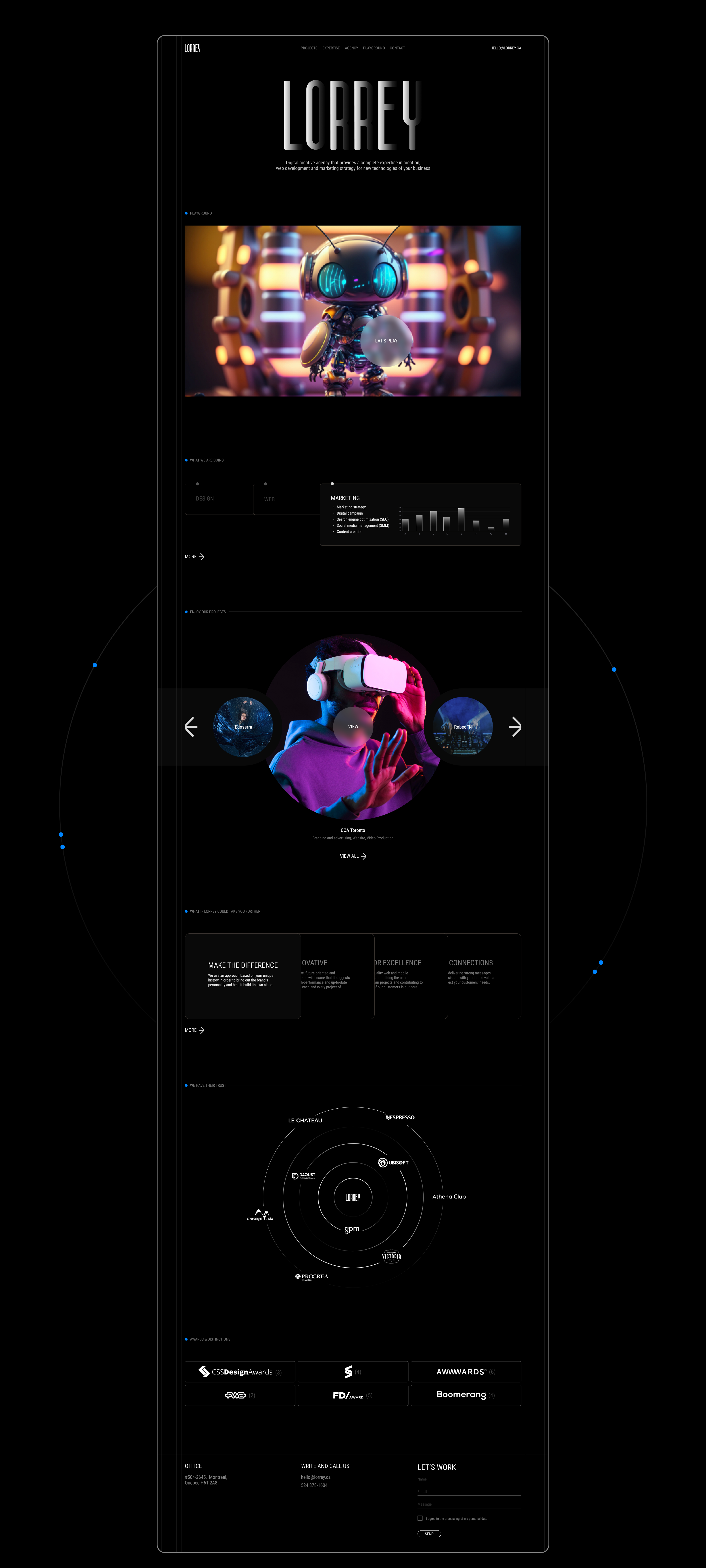 LORREY DIGITAL AGENCY — Изображение №2 — Интерфейсы, Графика на Dprofile