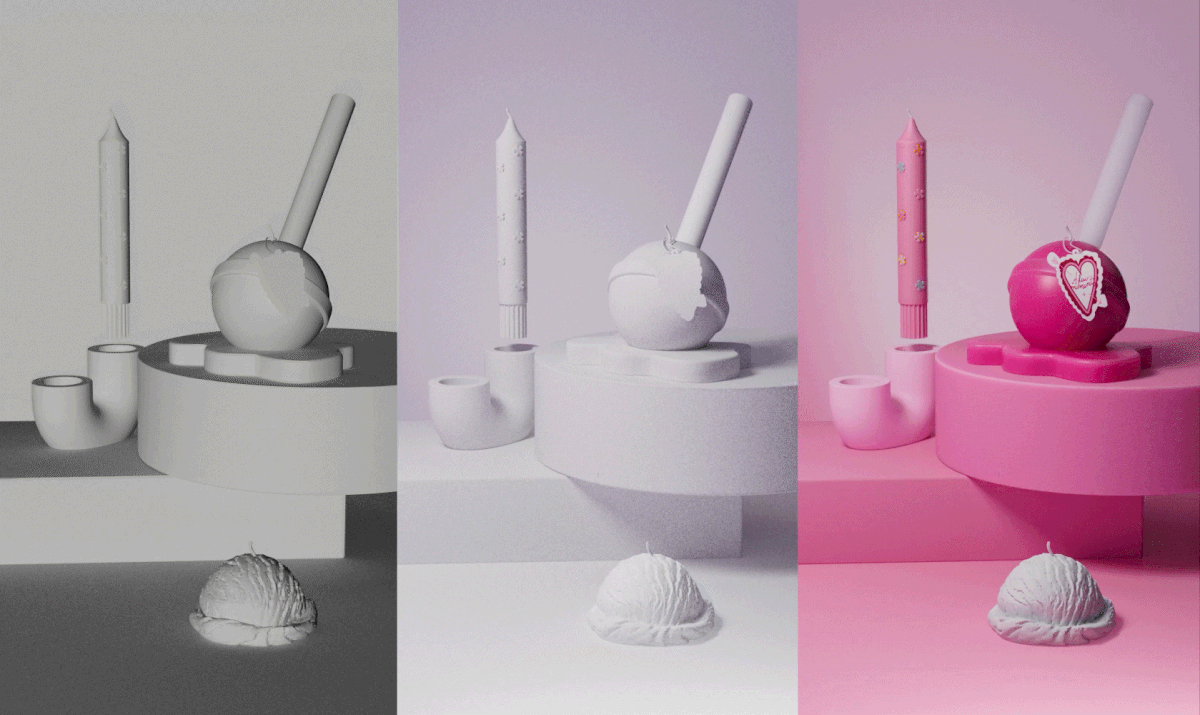 A Few Moments candles / 3D animation — Изображение №3 — 3D, Анимация на Dprofile