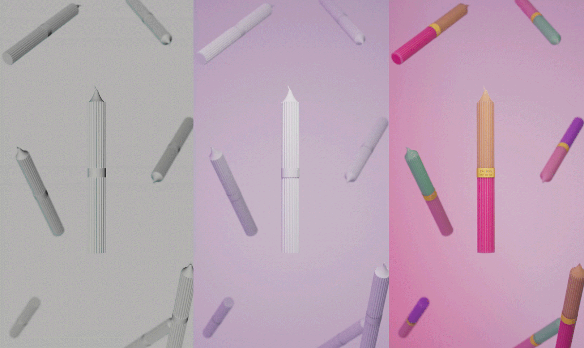 A Few Moments candles / 3D animation — Изображение №2 — 3D, Анимация на Dprofile