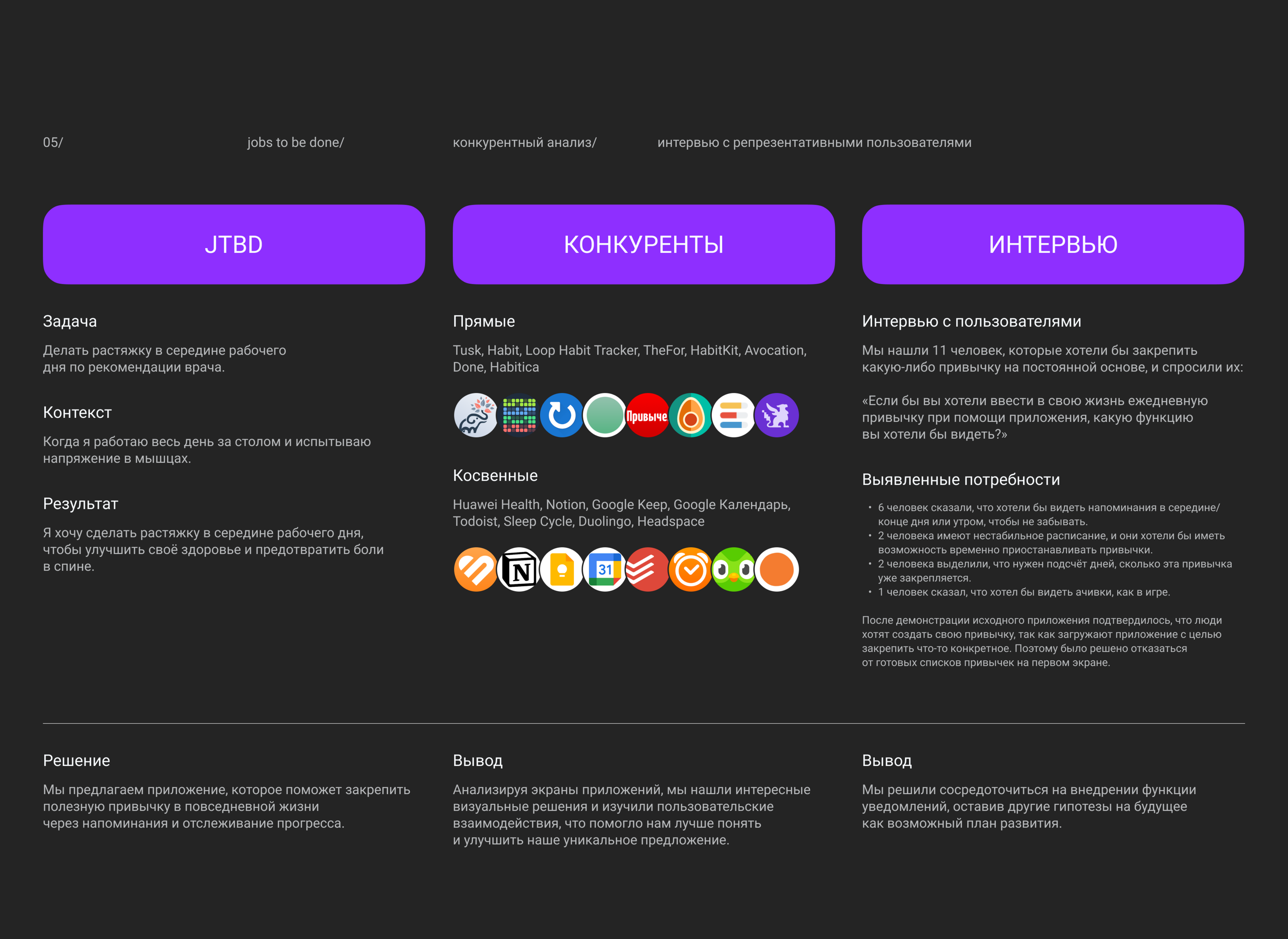 Трекер привычек | Редизайн мобильного приложения | UX/UI — Изображение №11 — Интерфейсы на Dprofile