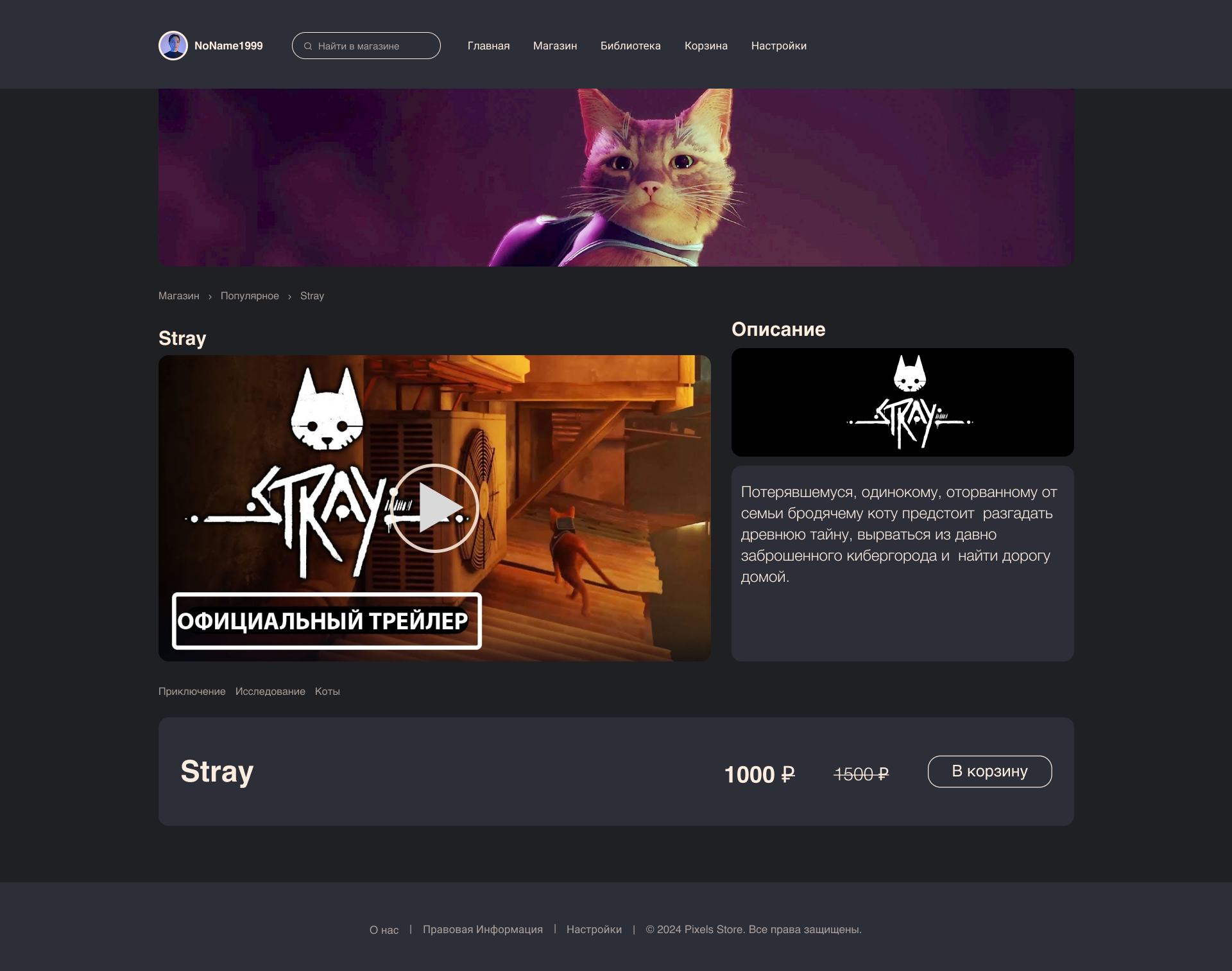 Pixels Store — Изображение №4 — Интерфейсы на Dprofile