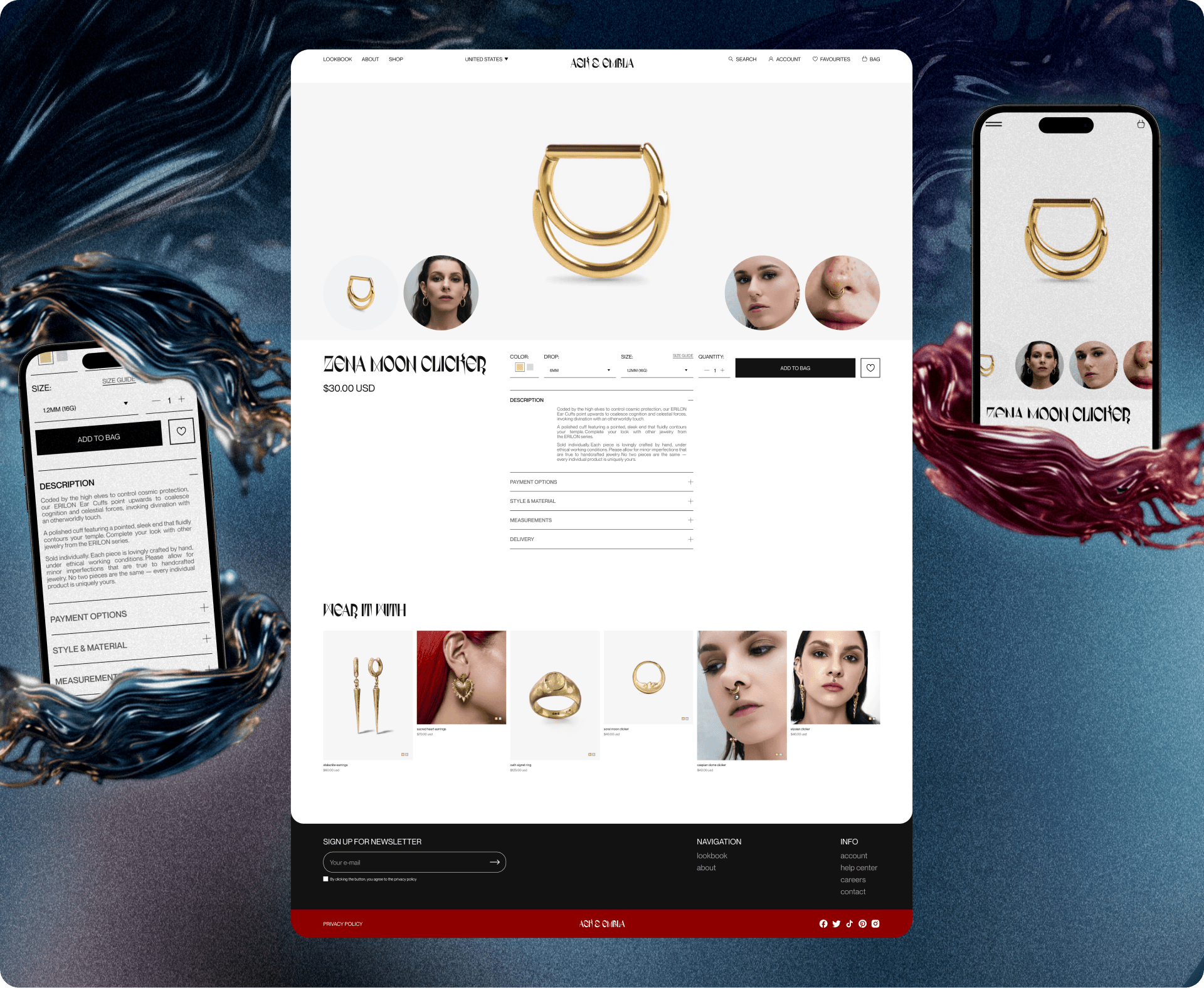 Redesign of the «Ask and Embla» website — Изображение №7 — Интерфейсы на Dprofile