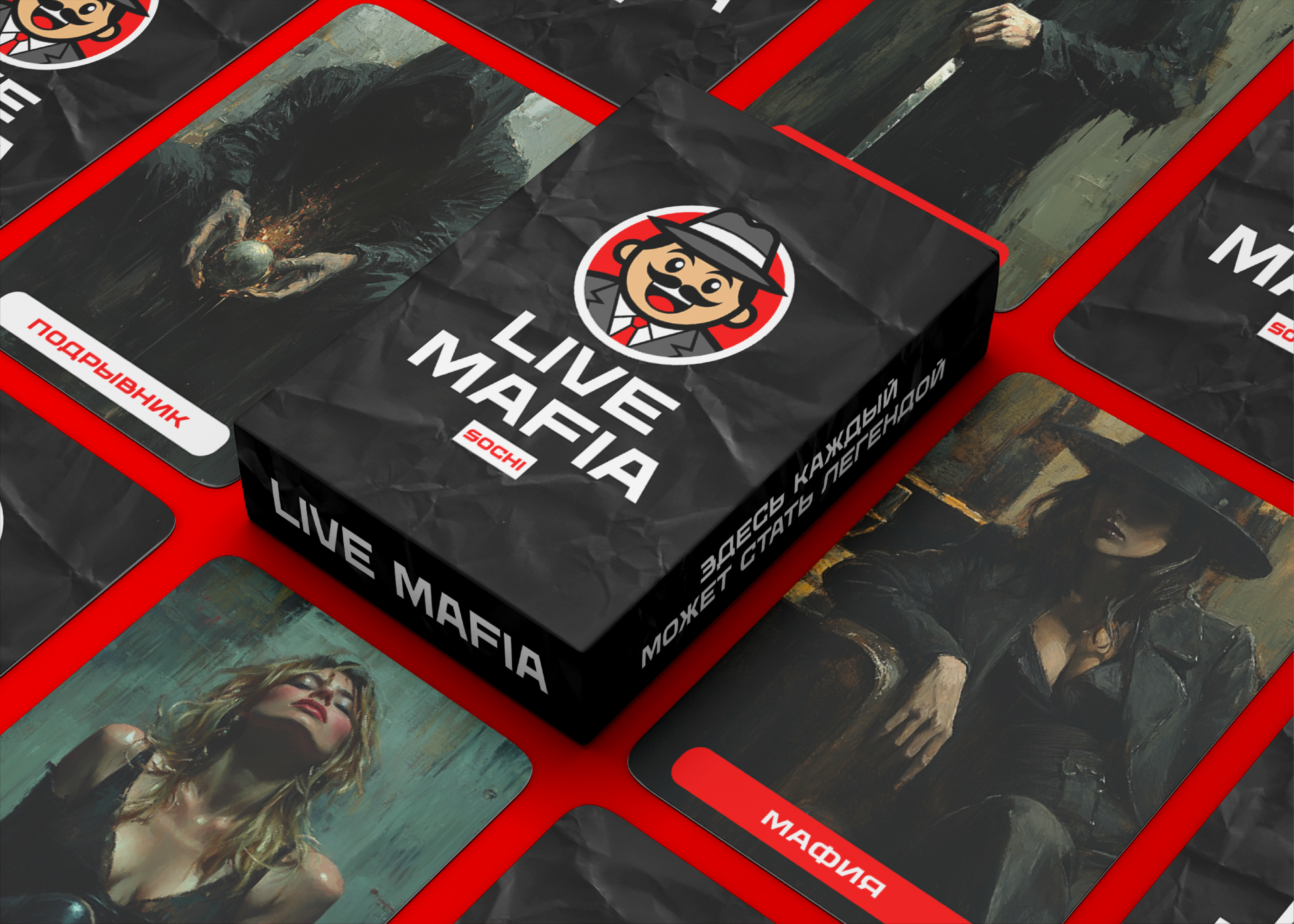 Mafia Club | Логотип | Фирстиль | Упаковка — Изображение №1 — Брендинг на Dprofile