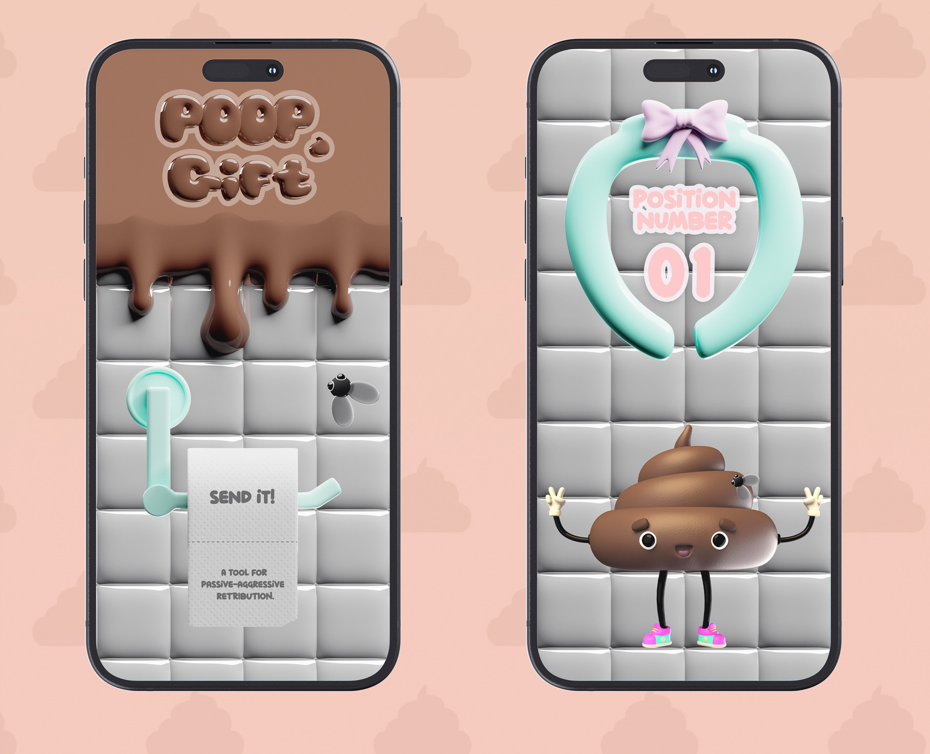 Poop.gift - A tool for passive-aggressive retribution. — Интерфейсы, Иллюстрация на Dprofile