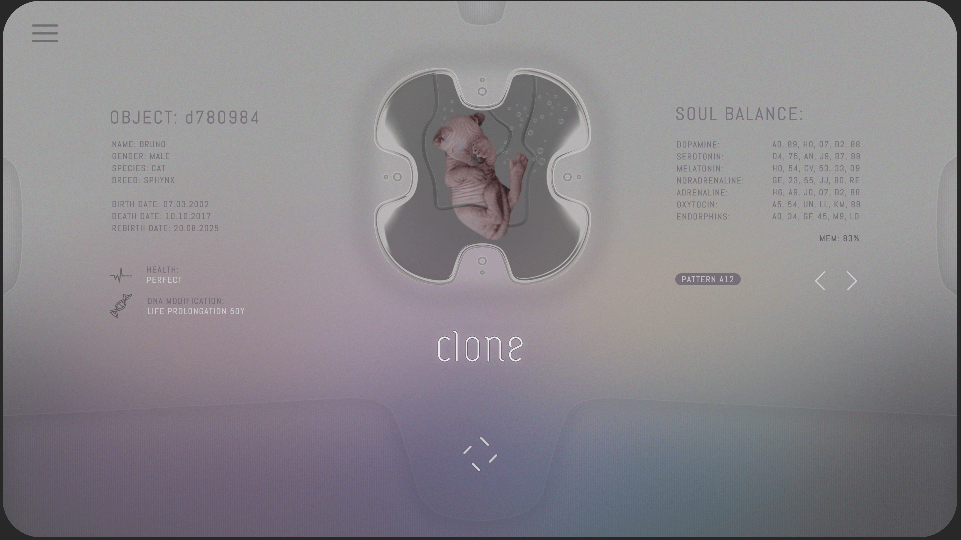 Clone.pet — Изображение №1 — Интерфейсы, Брендинг на Dprofile