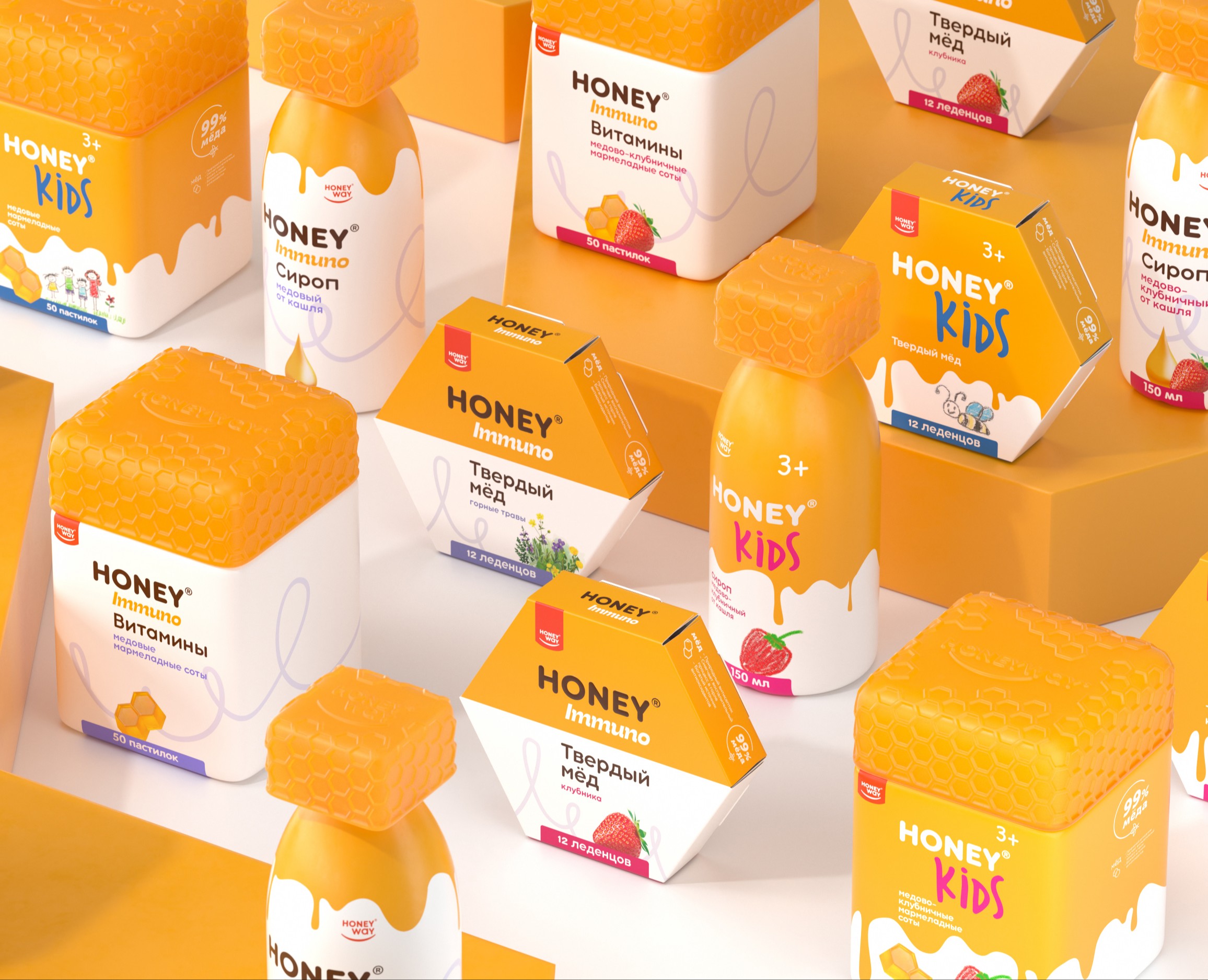 Honey Way — Брендинг на Dprofile