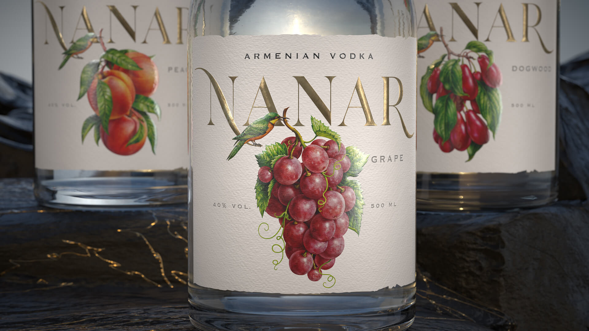 N A N A R fruit vodka — Изображение №6 — Брендинг, Иллюстрация на Dprofile