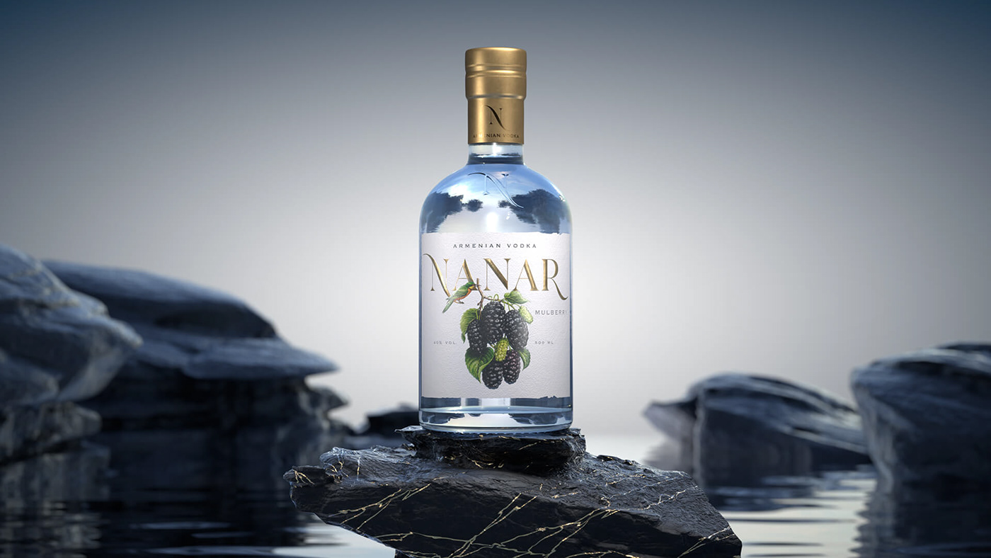 N A N A R fruit vodka — Изображение №4 — Брендинг, Иллюстрация на Dprofile