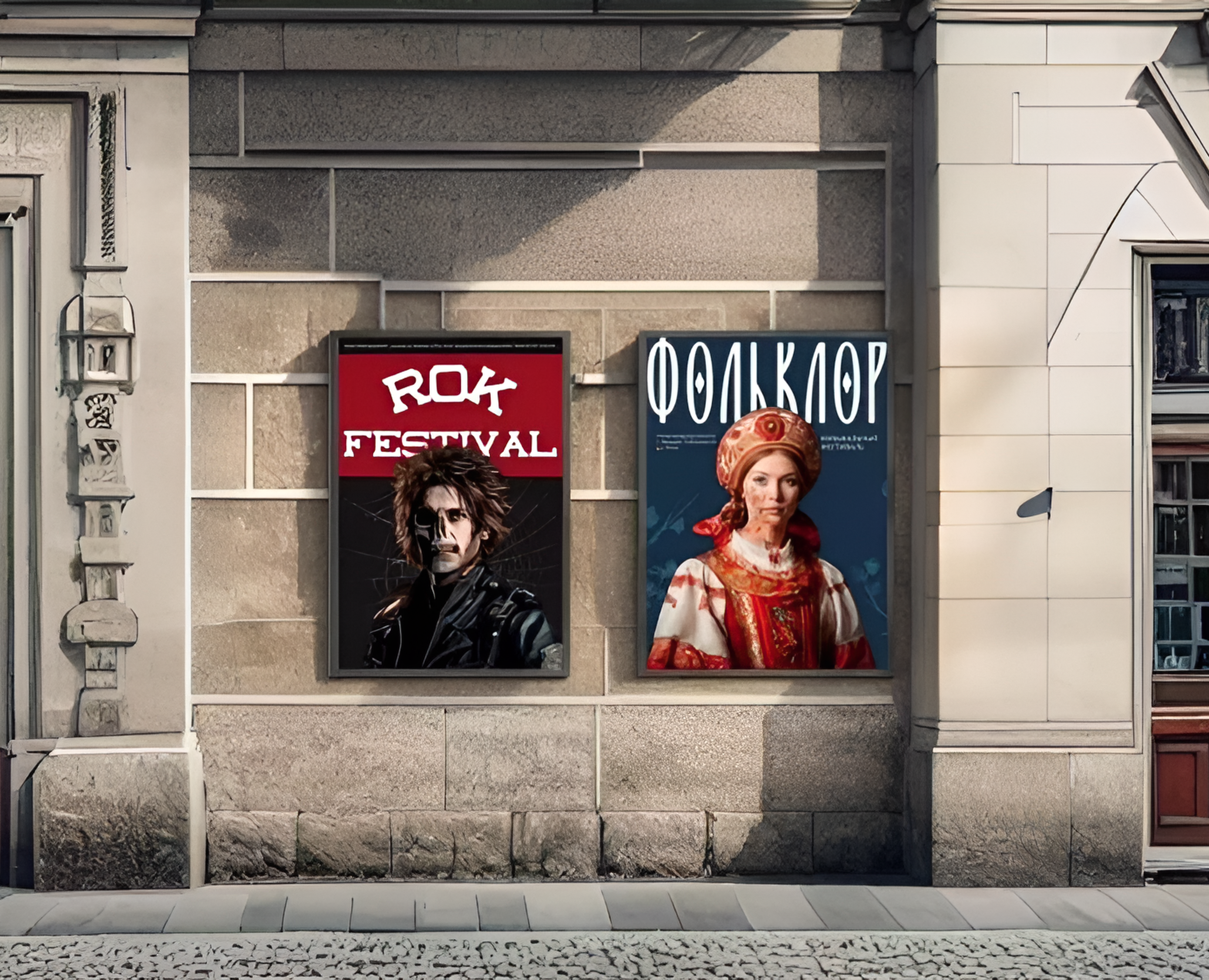 Плакаты (афиша) для музыкального фестиваля — Брендинг, Графика на Dprofile