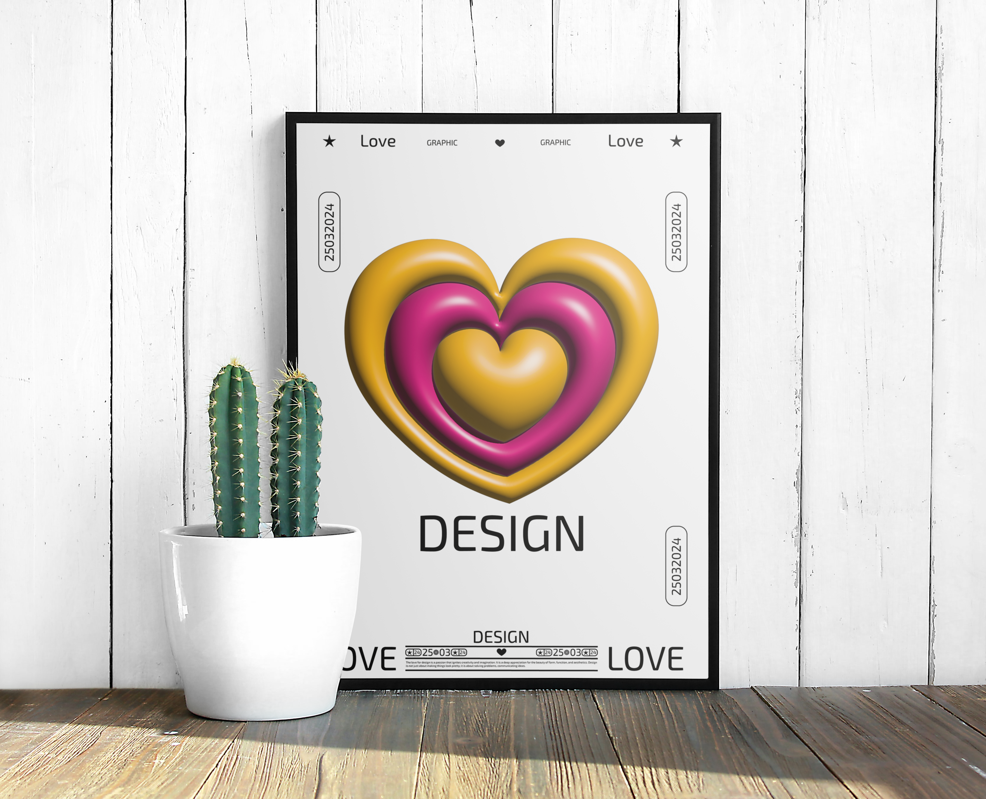 Дизайн постера с 3Д элементом — Графика, 3D на Dprofile