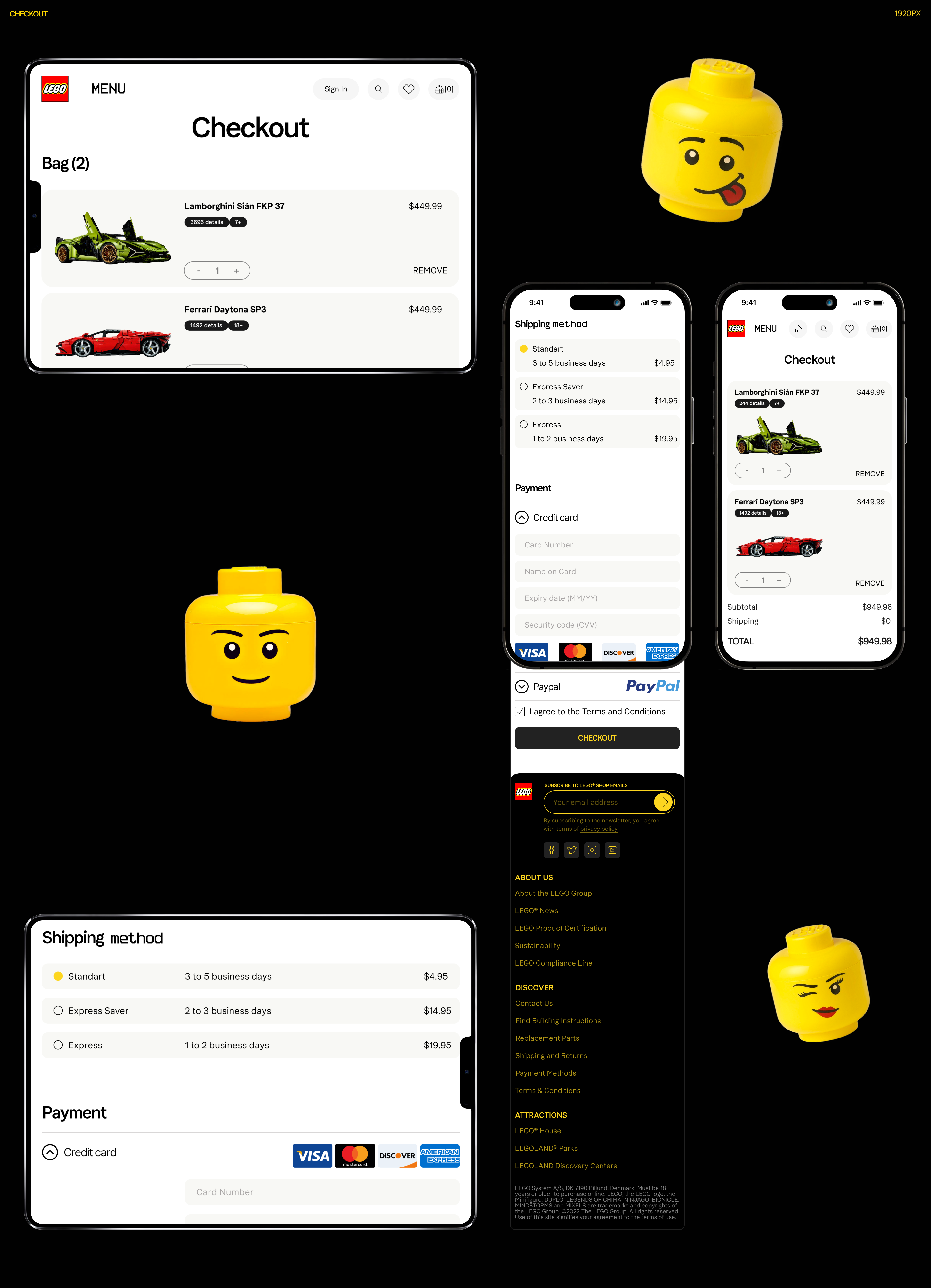 LEGO | E-commerce website — Изображение №14 — Интерфейсы, Графика на Dprofile