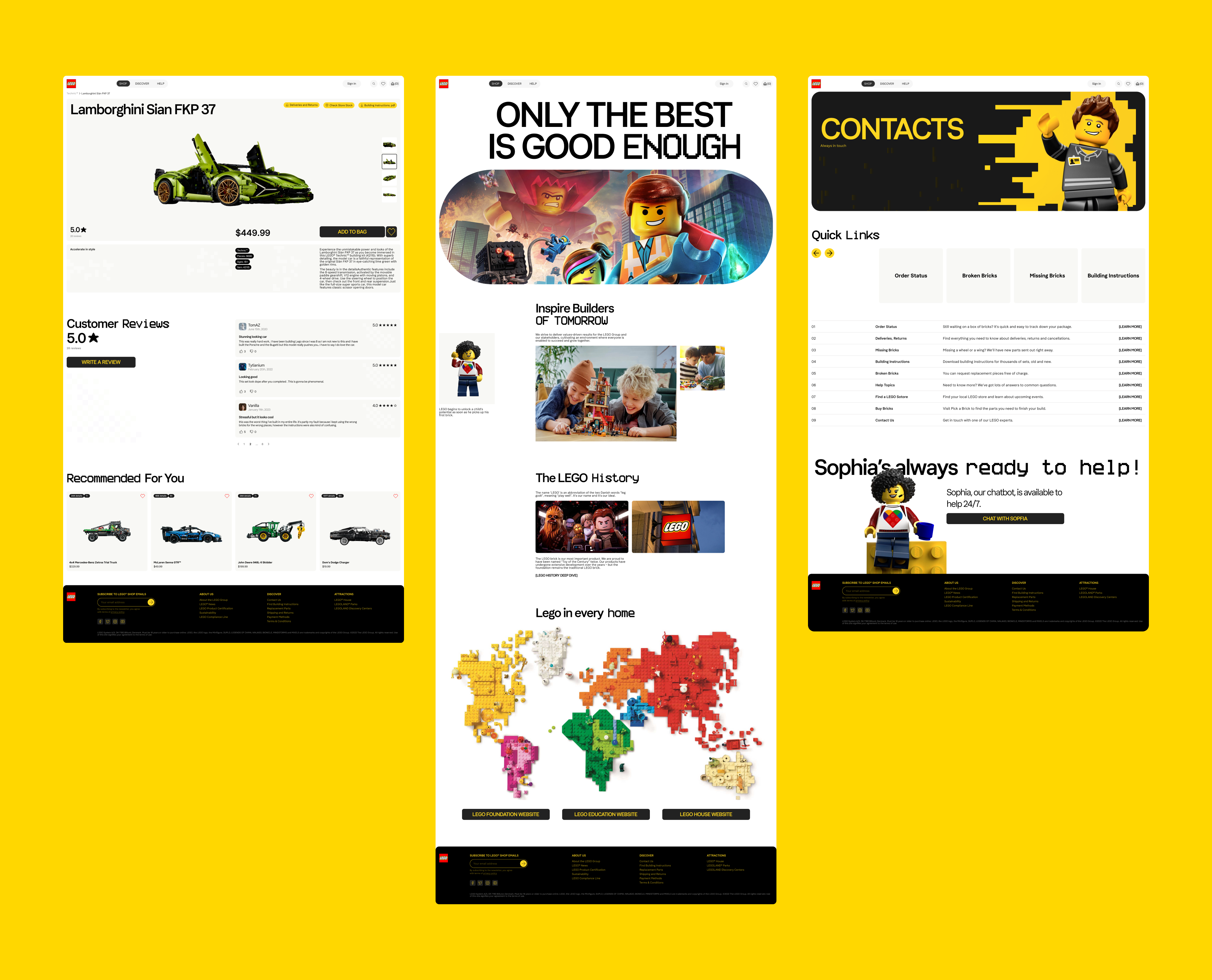 LEGO | E-commerce website — Изображение №17 — Интерфейсы, Графика на Dprofile