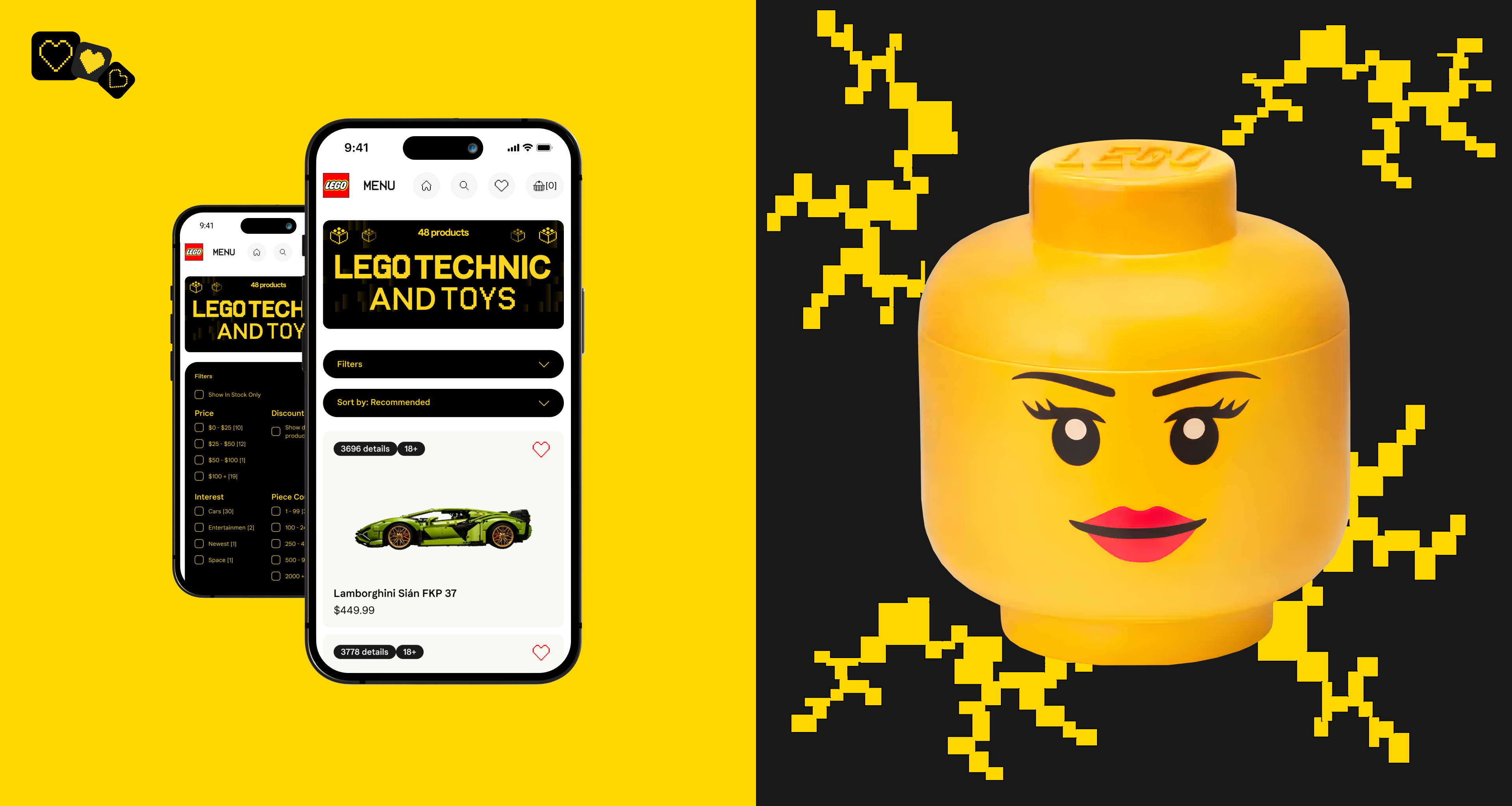 LEGO | E-commerce website — Изображение №8 — Интерфейсы, Графика на Dprofile