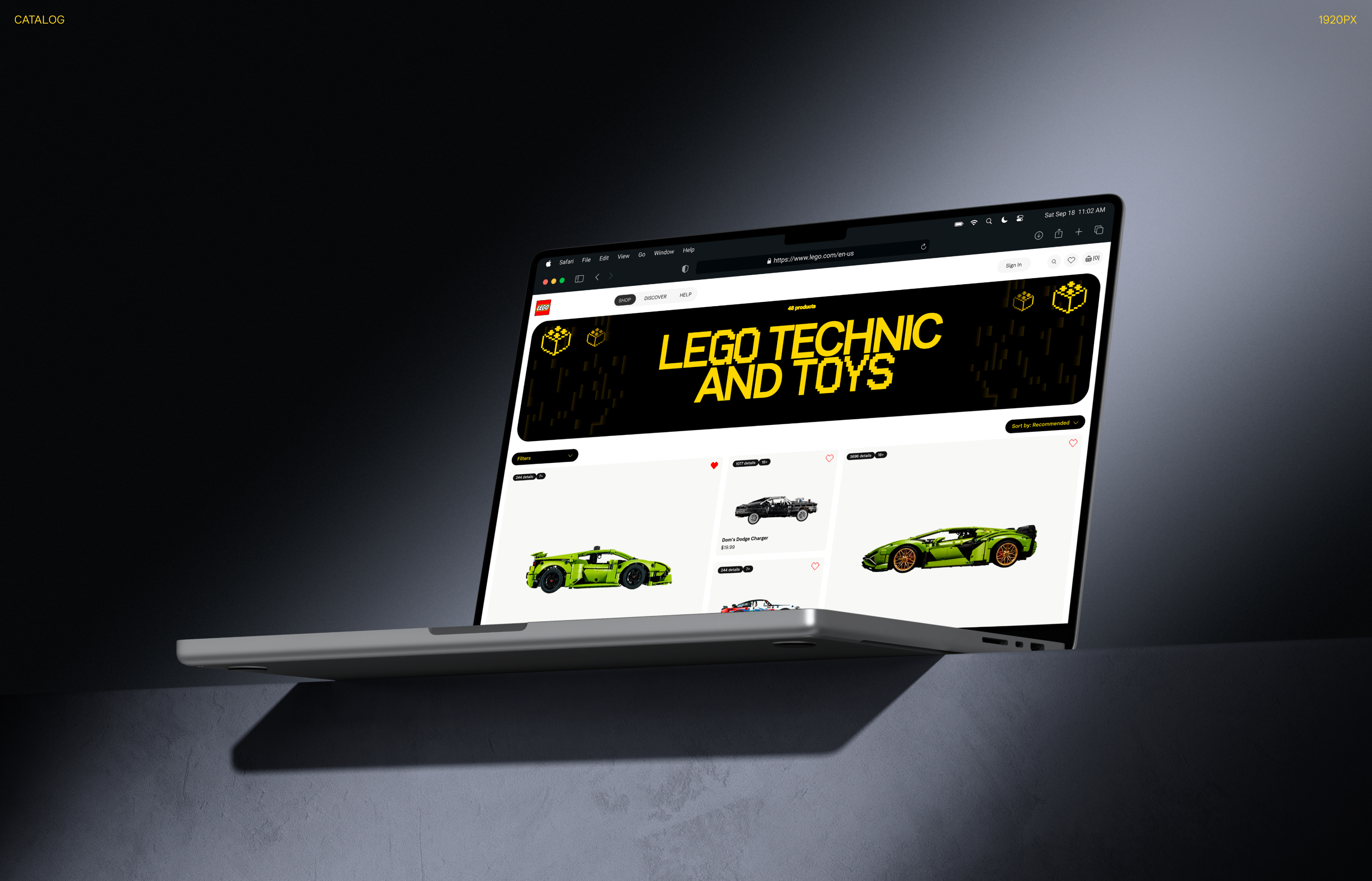LEGO | E-commerce website — Изображение №7 — Интерфейсы, Графика на Dprofile
