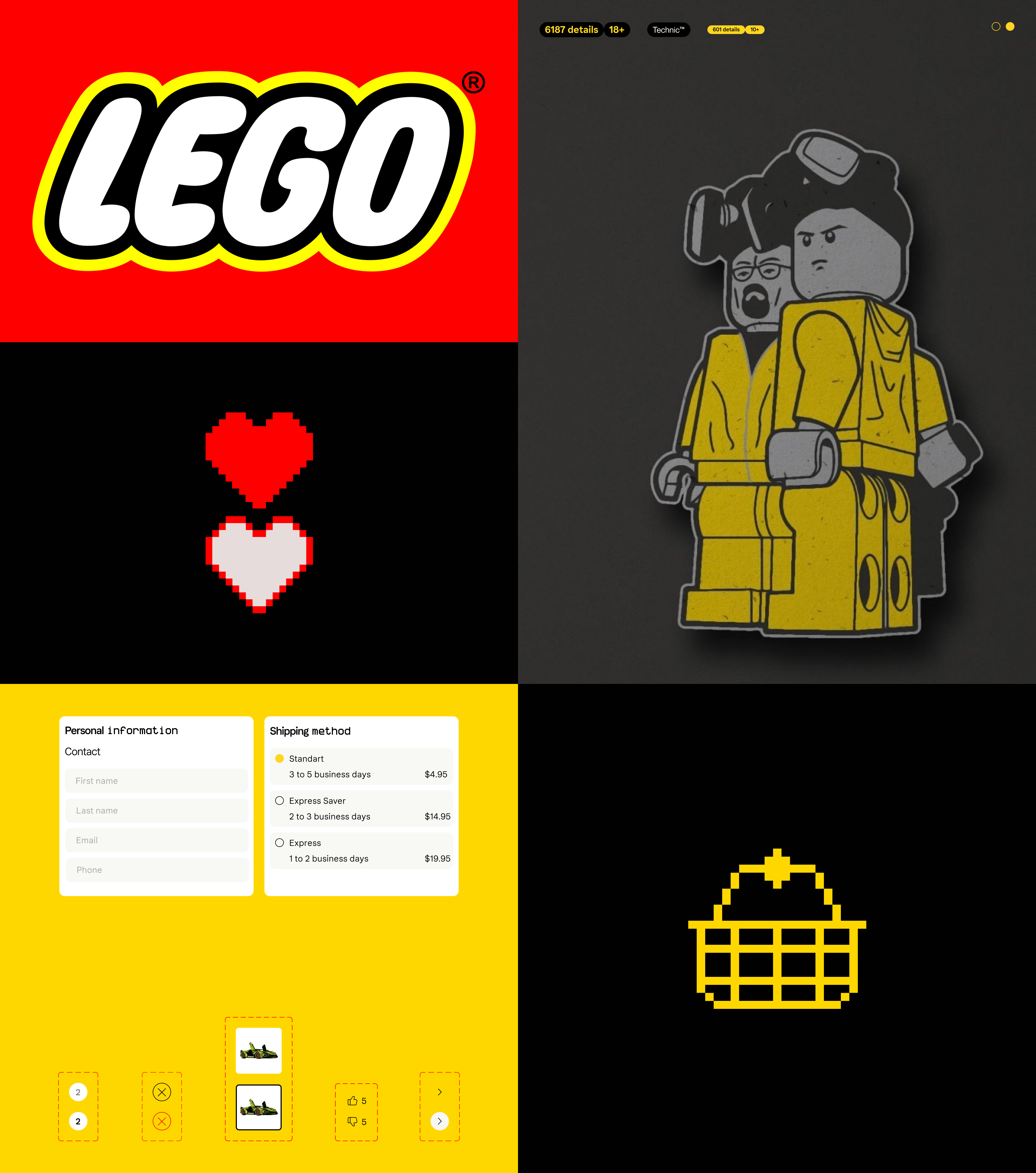 LEGO | E-commerce website — Изображение №15 — Интерфейсы, Графика на Dprofile