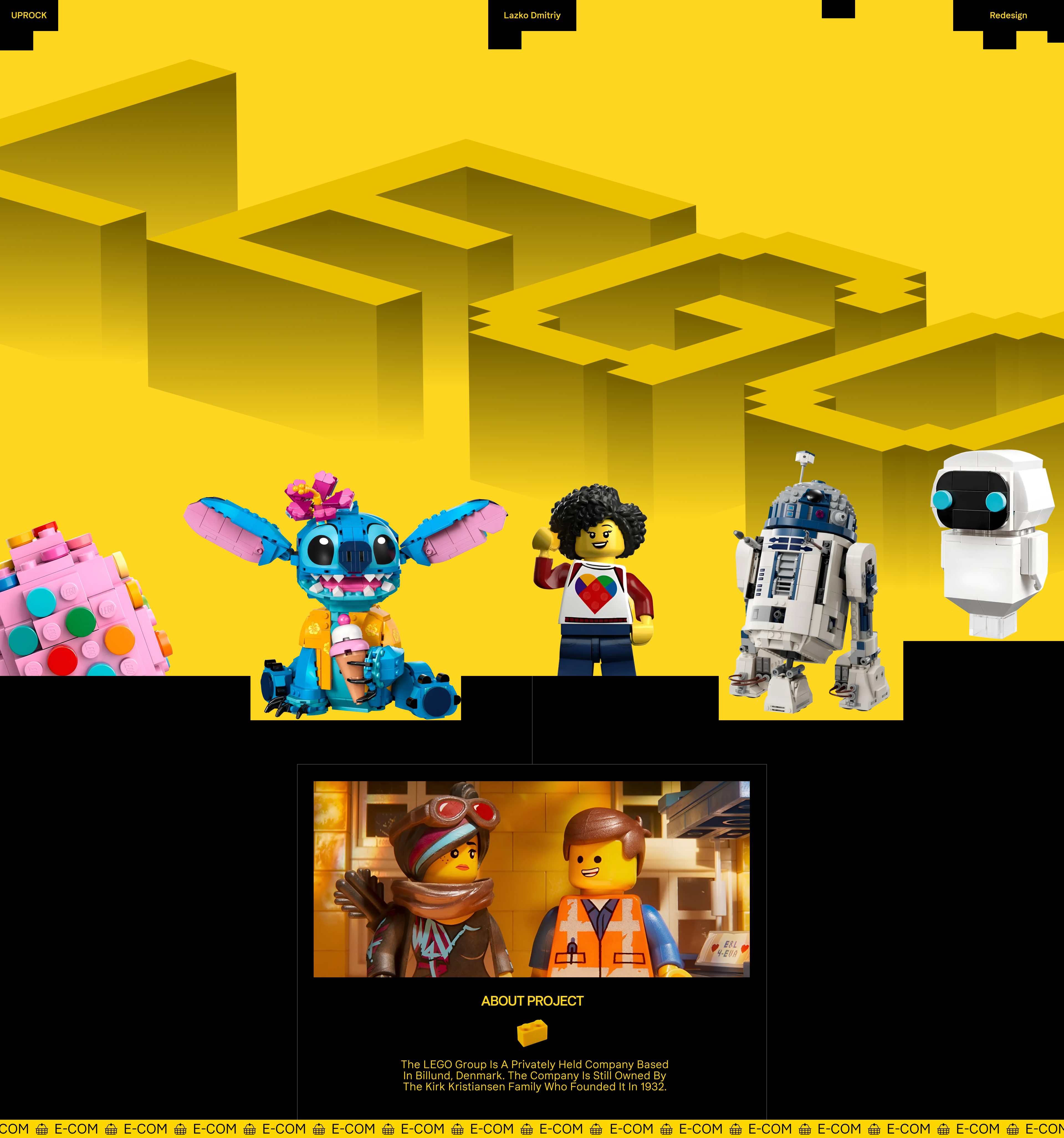 LEGO | E-commerce website — Изображение №1 — Интерфейсы, Графика на Dprofile