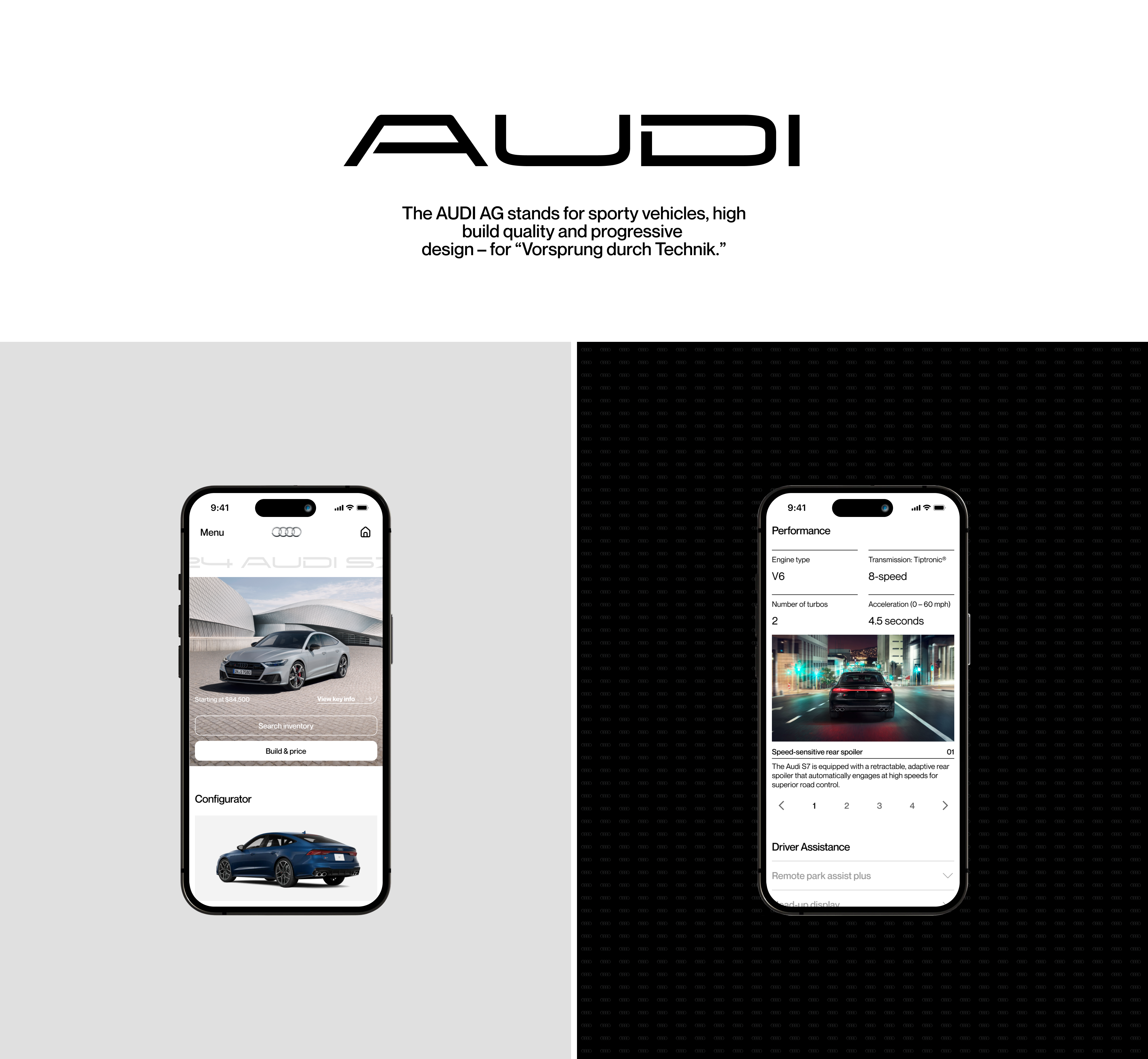 Audi | Corporate website redesign — Изображение №2 — Интерфейсы, Графика на Dprofile