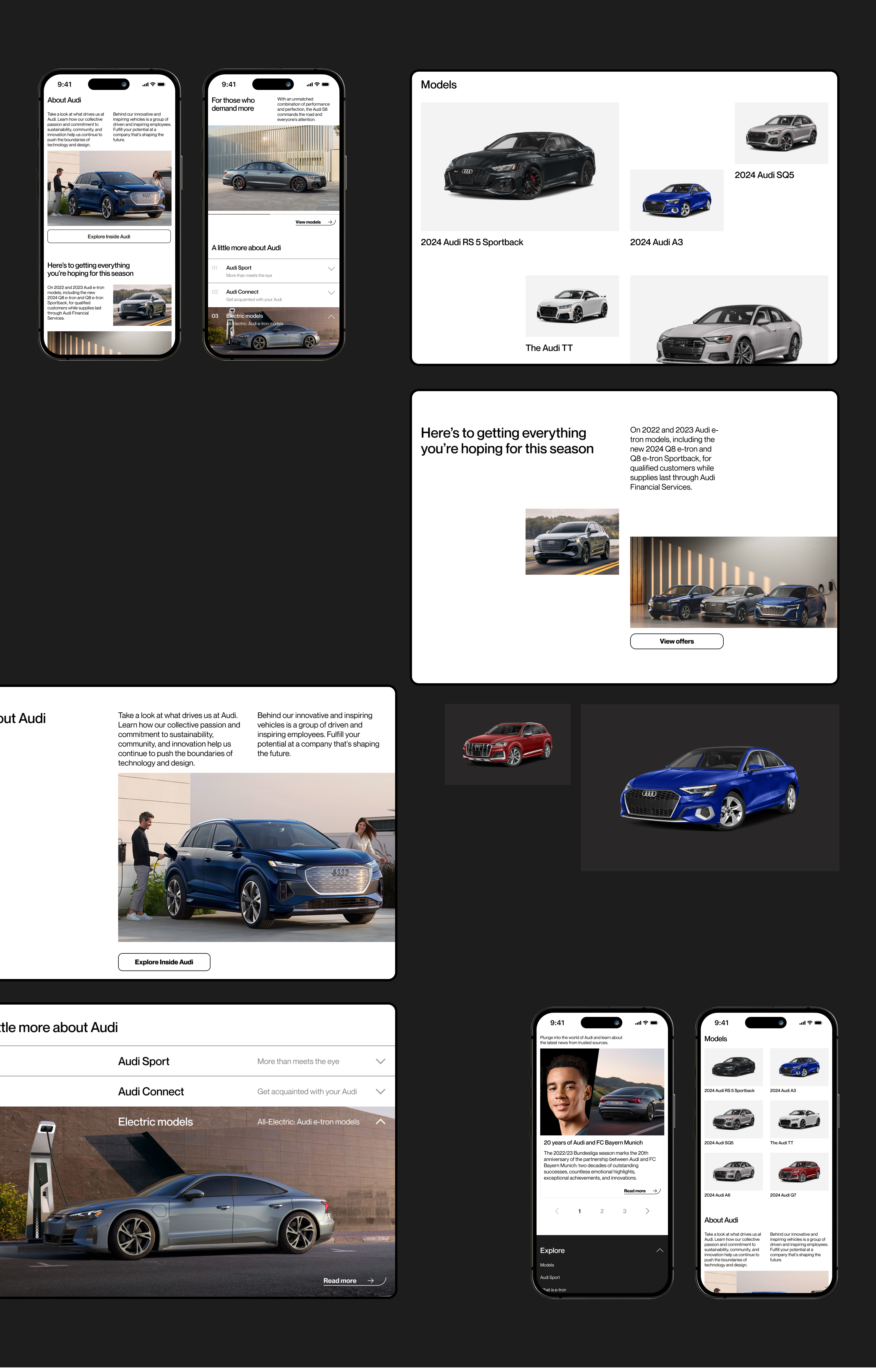 Audi | Corporate website redesign — Изображение №7 — Интерфейсы, Графика на Dprofile
