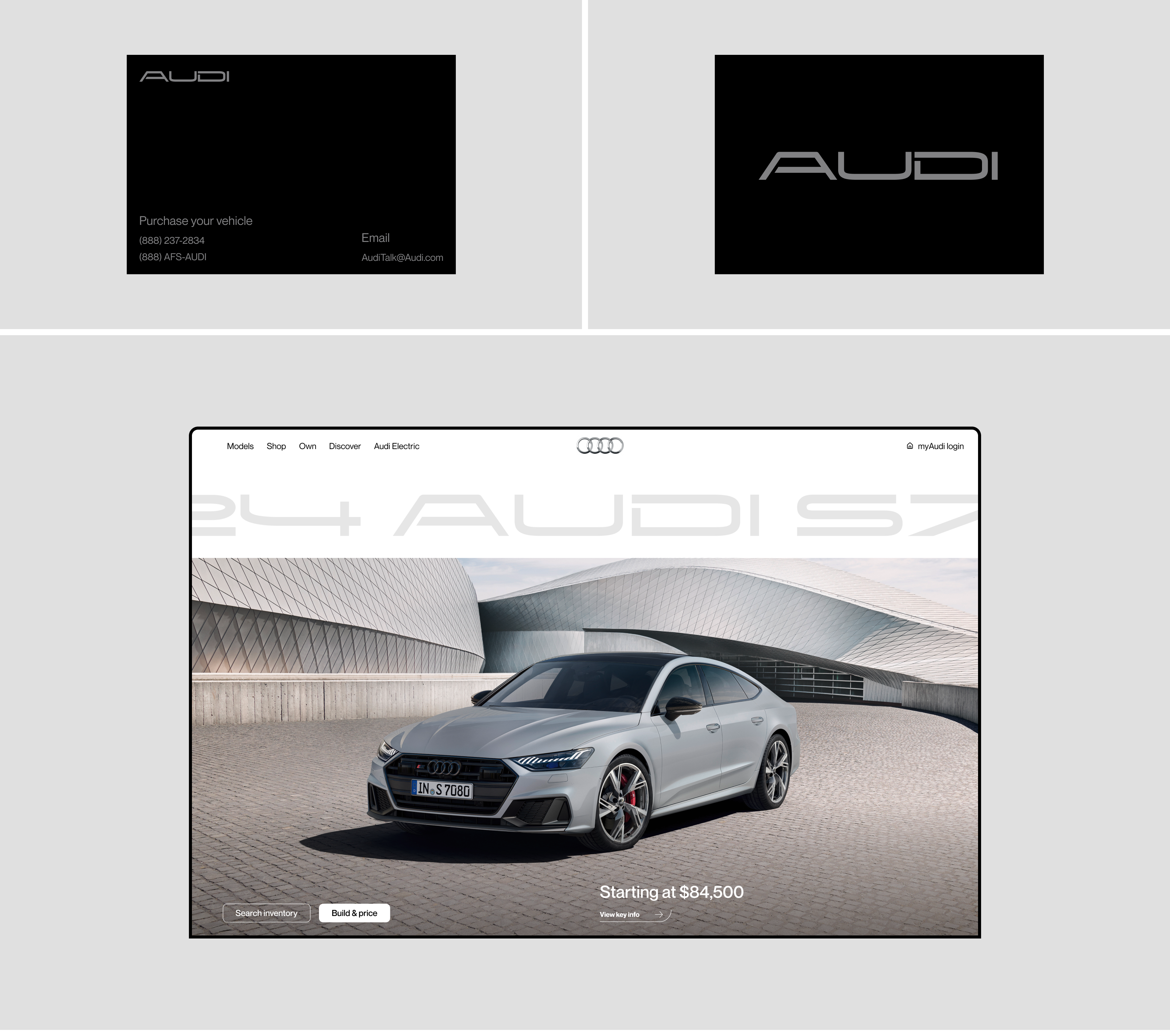 Audi | Corporate website redesign — Изображение №8 — Интерфейсы, Графика на Dprofile