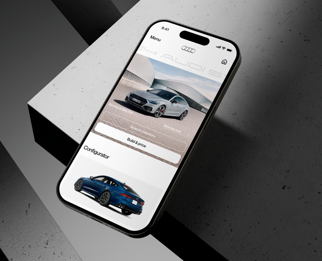 Audi | Corporate website redesign — Интерфейсы, Графика на Dprofile