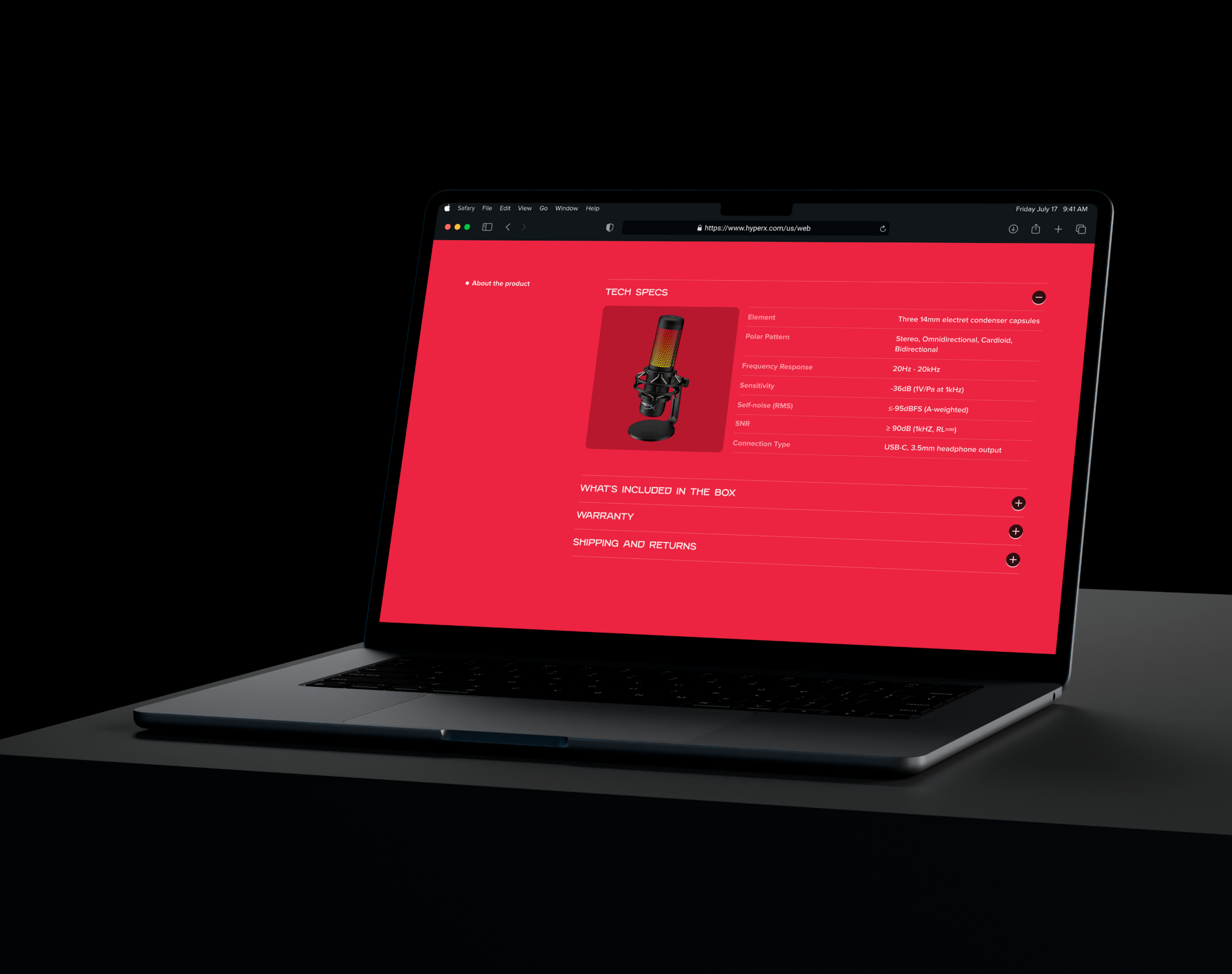 HyperX | Landing Page — Изображение №7 — Интерфейсы, Графика на Dprofile