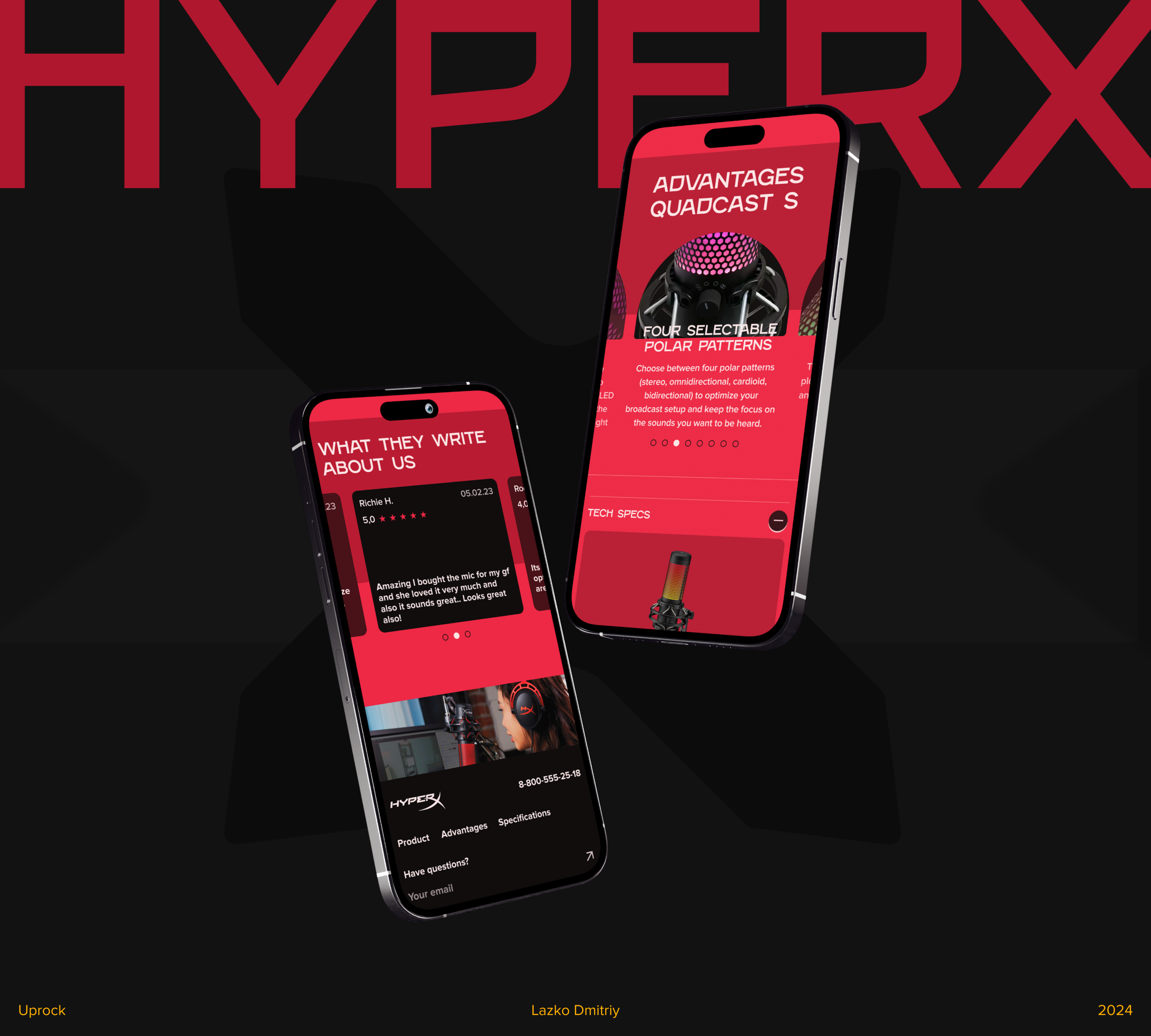 HyperX | Landing Page — Изображение №8 — Интерфейсы, Графика на Dprofile