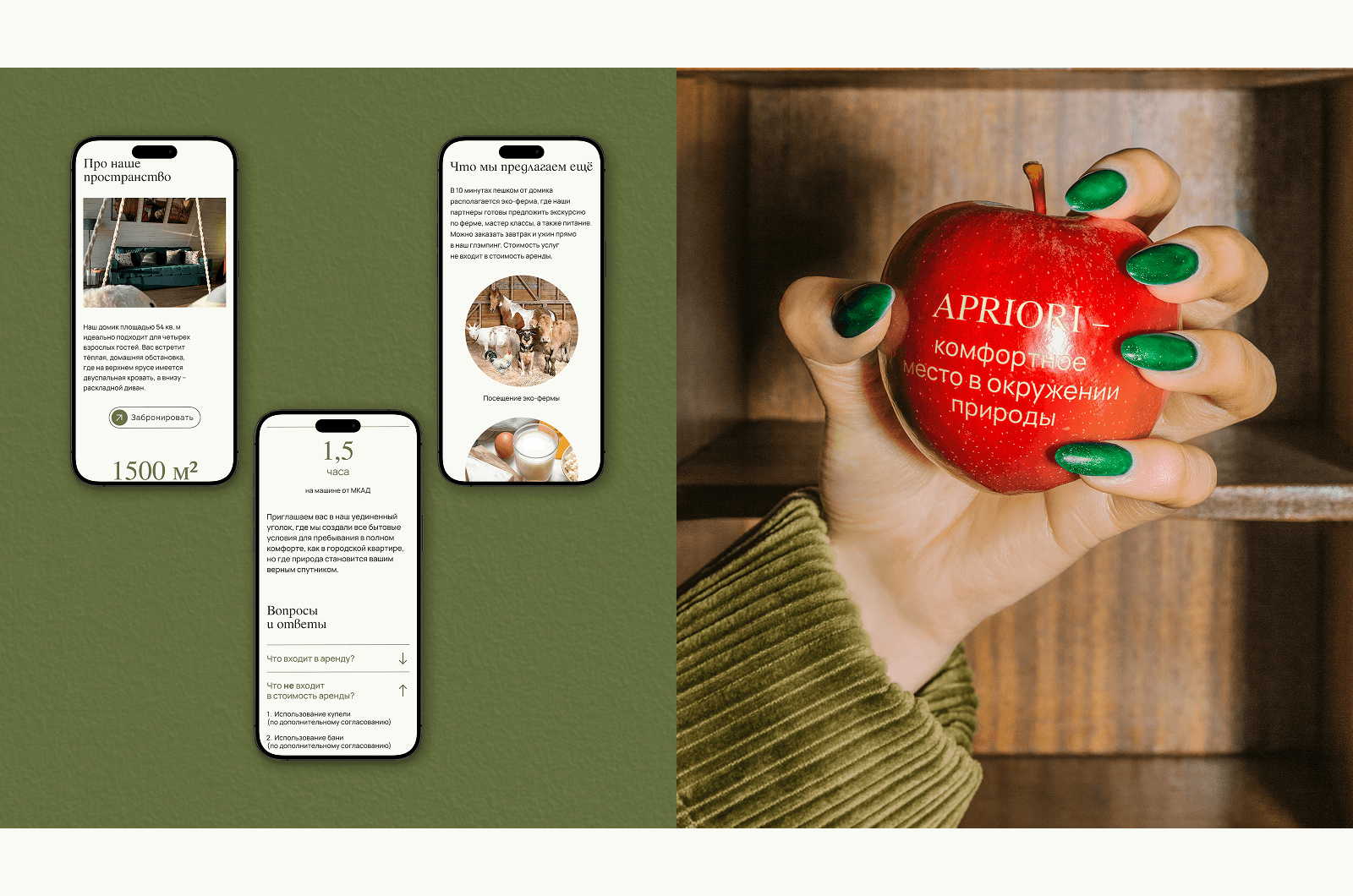 Landing page for "Apriori Village" — Изображение №3 — Интерфейсы на Dprofile