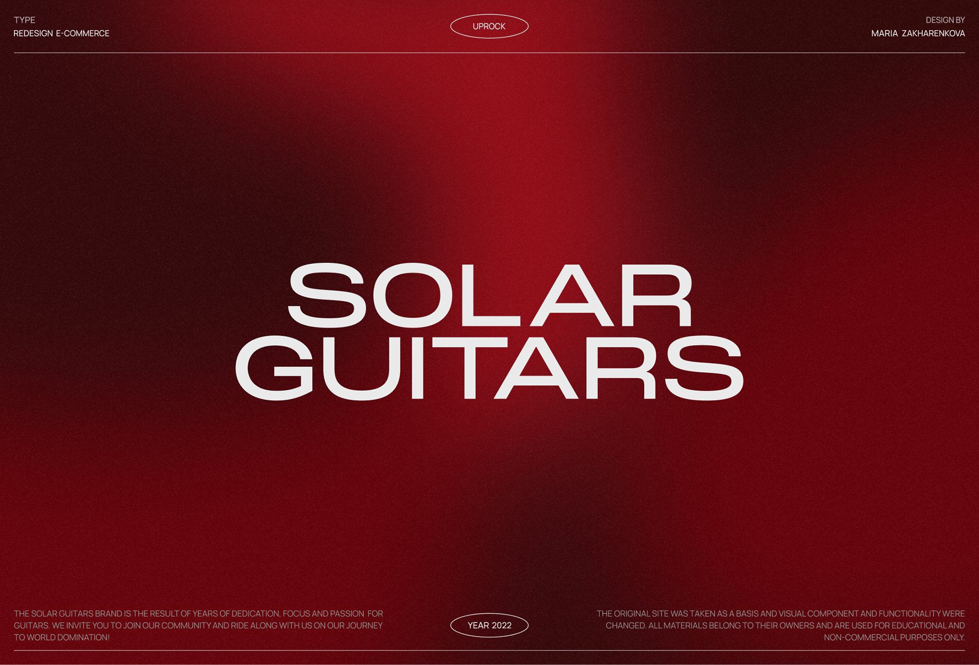 Solar Guitars | E-commerce redesign — Изображение №1 — Интерфейсы, Брендинг на Dprofile