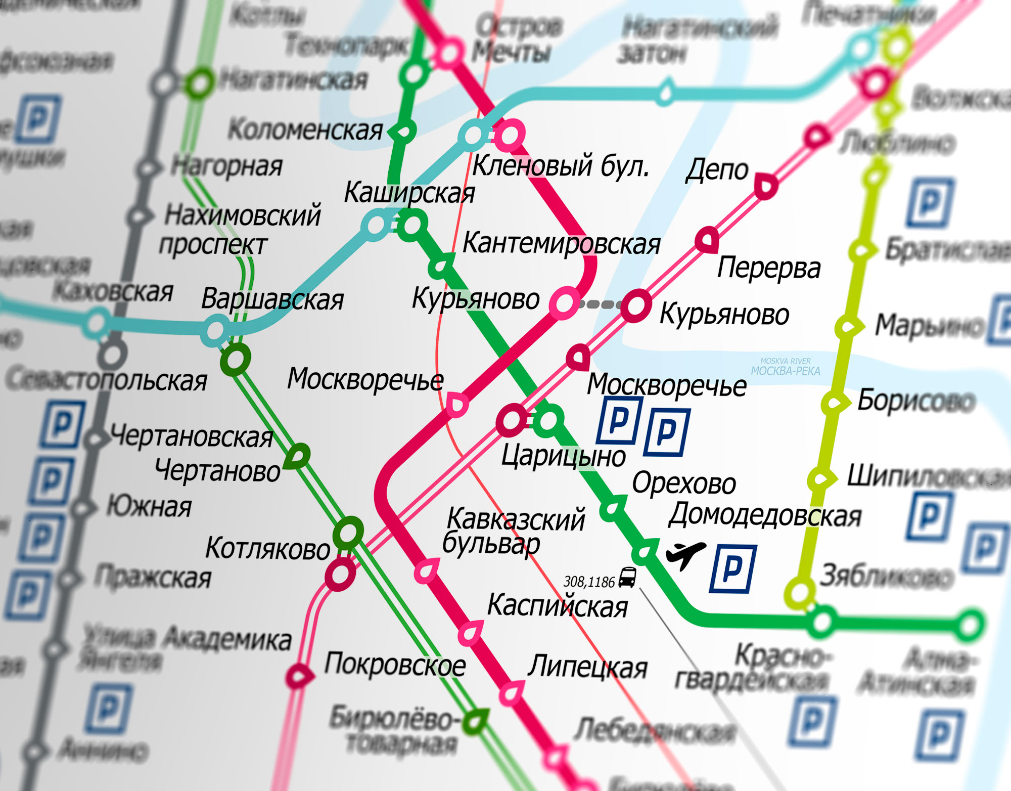 Moscow — Metro Map — Изображение №3 — Графика, Анимация на Dprofile
