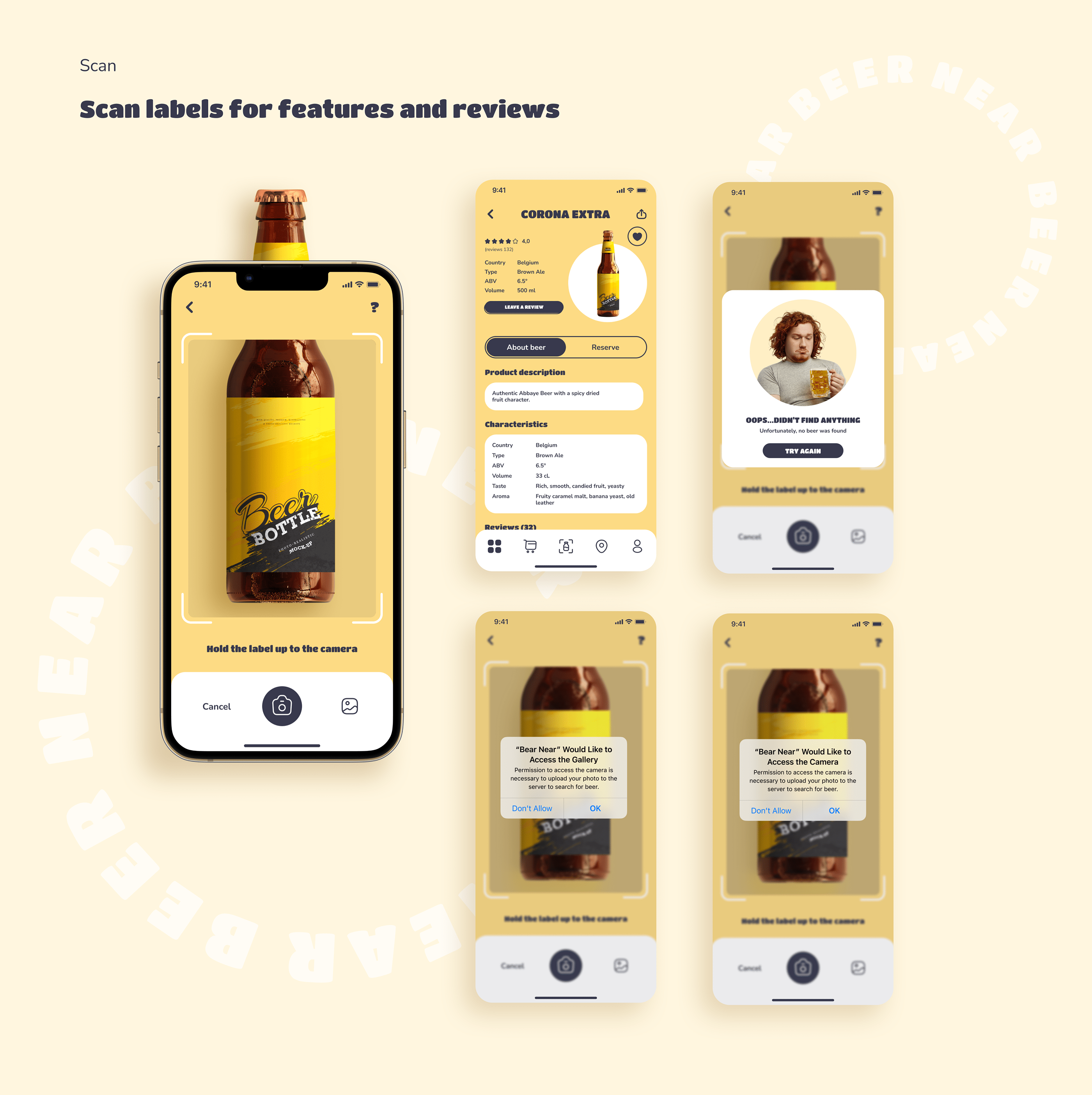 Mobile app "BEER NEAR" — Изображение №8 — Интерфейсы на Dprofile