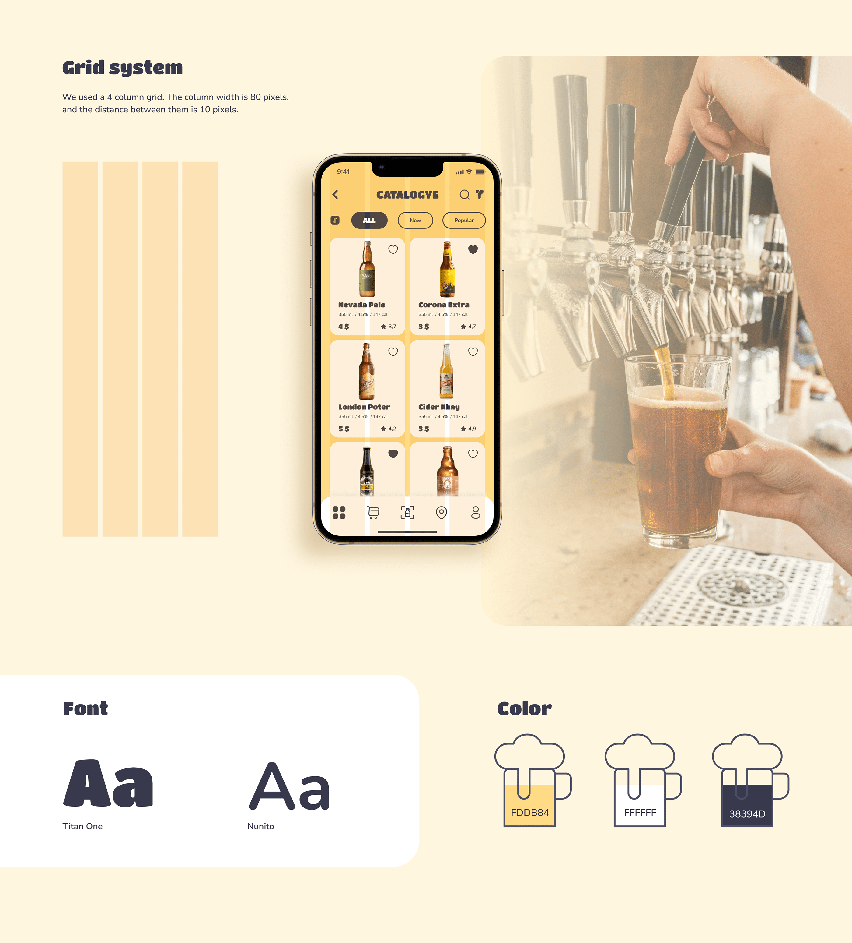 Mobile app "BEER NEAR" — Изображение №6 — Интерфейсы на Dprofile