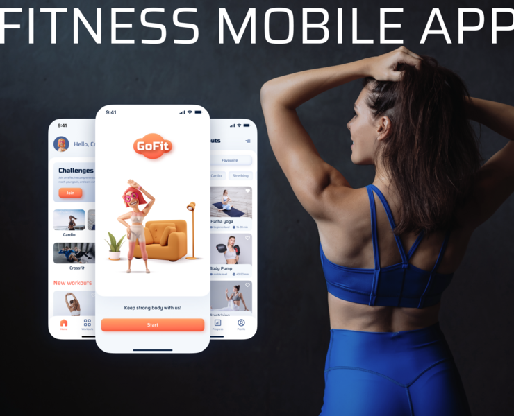 GoFit — Fitness Mobile App — Интерфейсы на Dprofile
