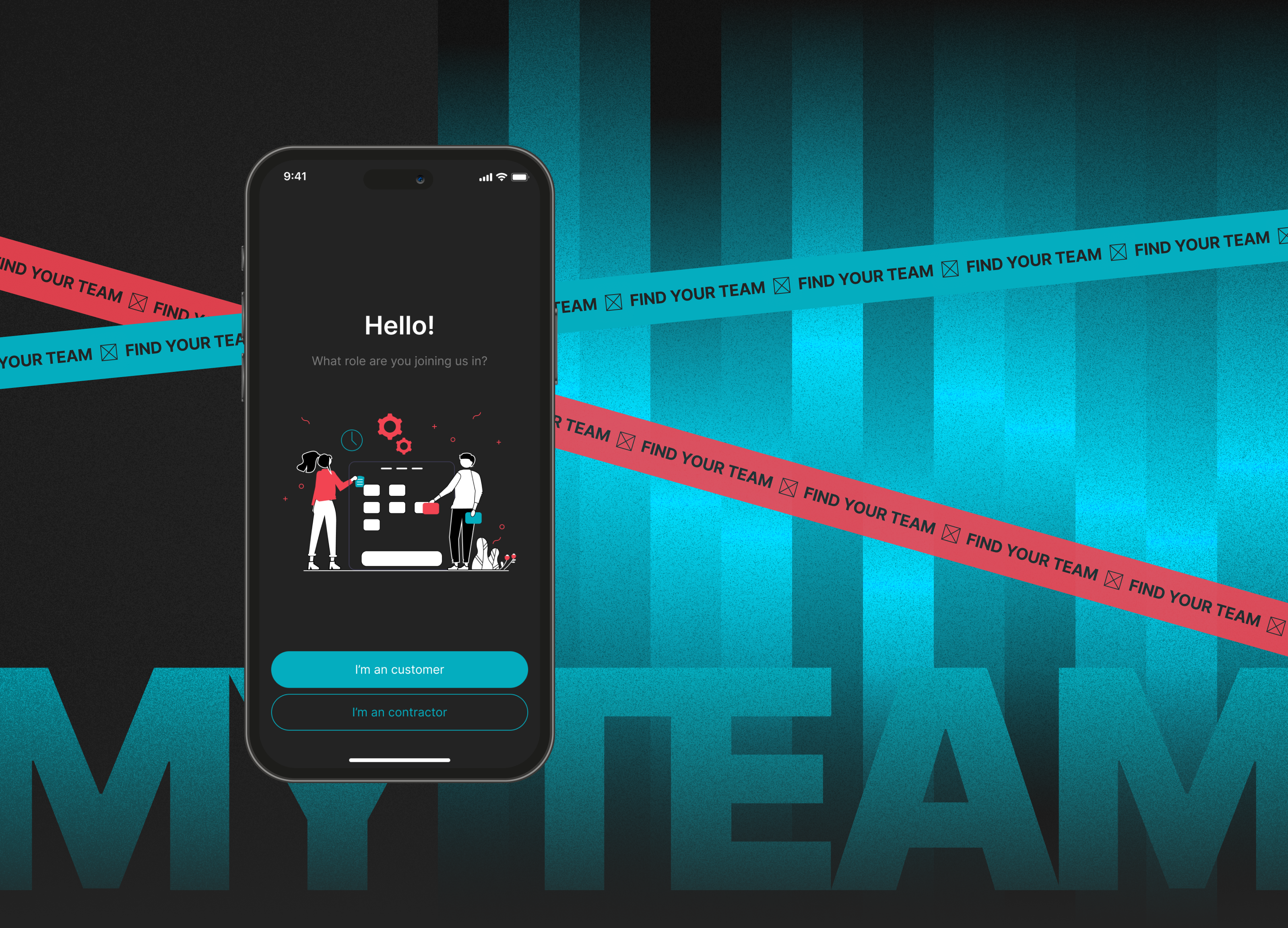 MY TEAM - mobile app — Изображение №1 — Интерфейсы на Dprofile