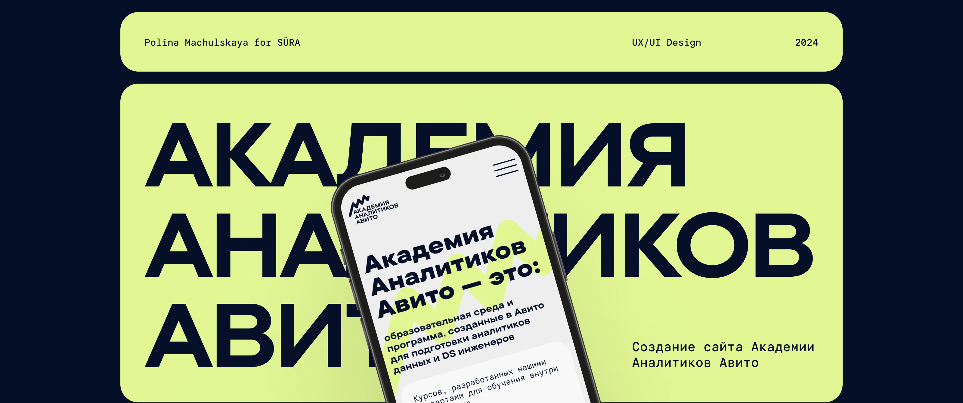 Академия Аналитиков Авито — Изображение №1 — Интерфейсы на Dprofile