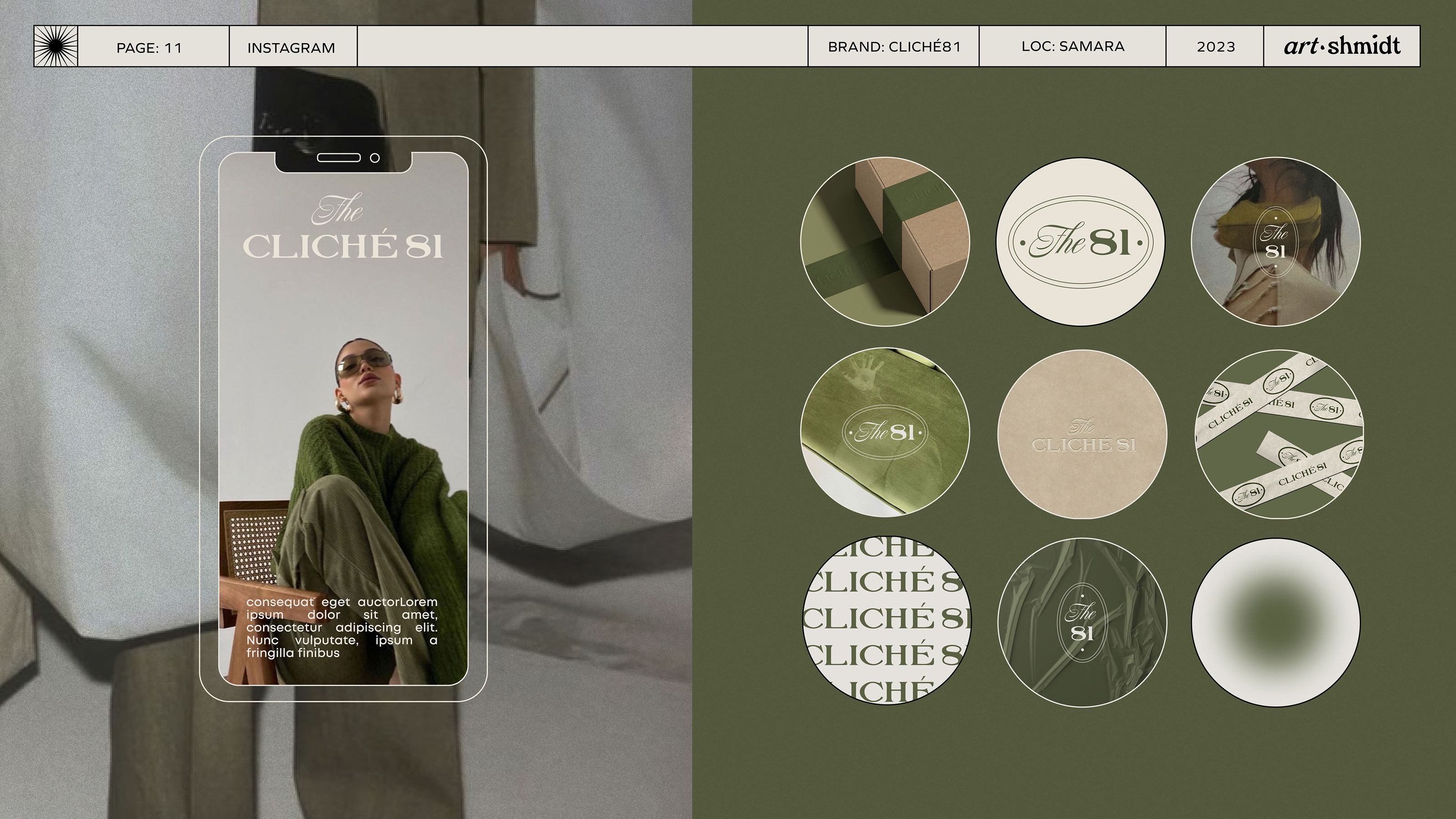 BRAND IDENTITY for CLICHE`81 — Изображение №12 — Брендинг на Dprofile