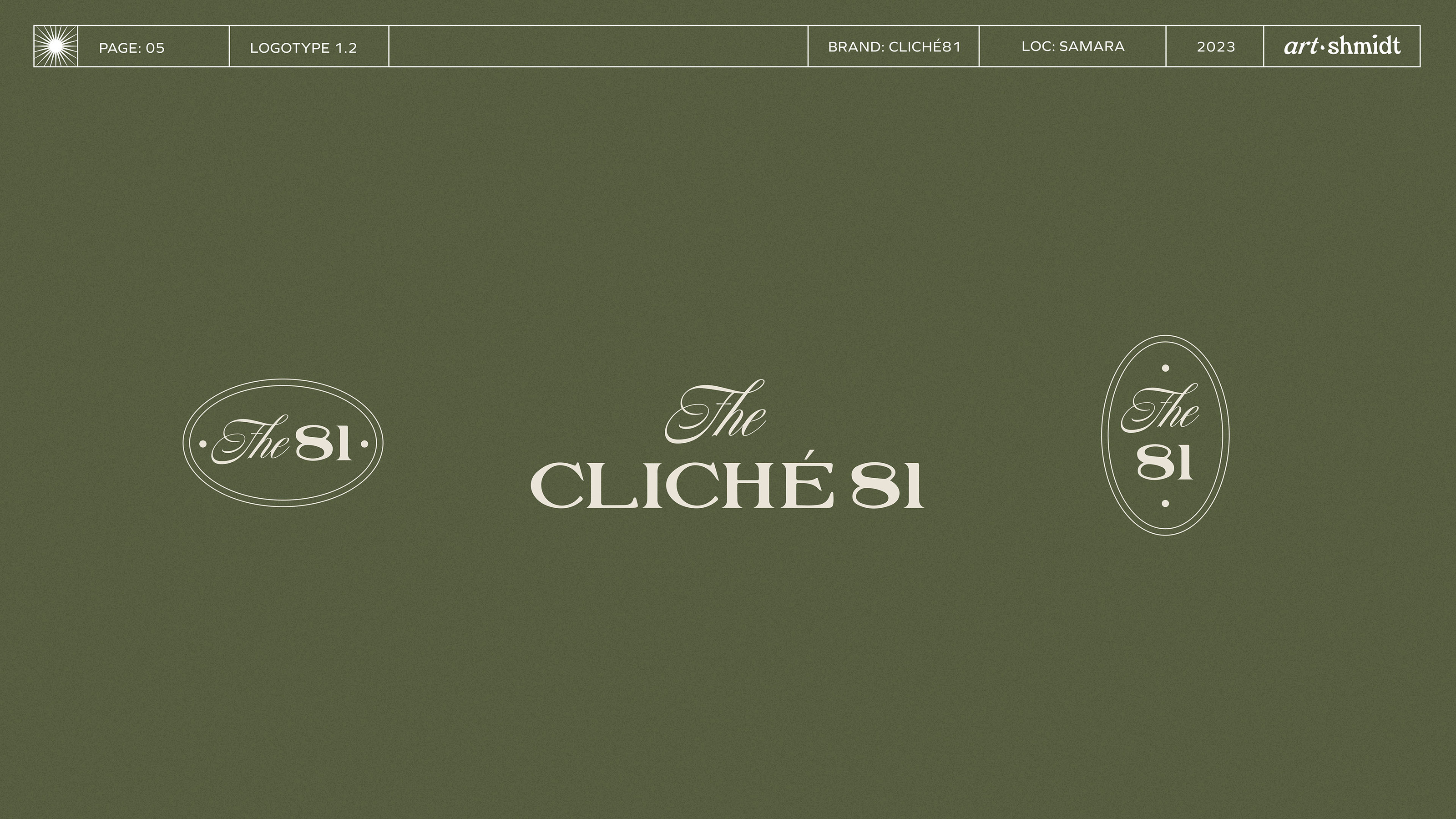 BRAND IDENTITY for CLICHE`81 — Изображение №5 — Брендинг на Dprofile