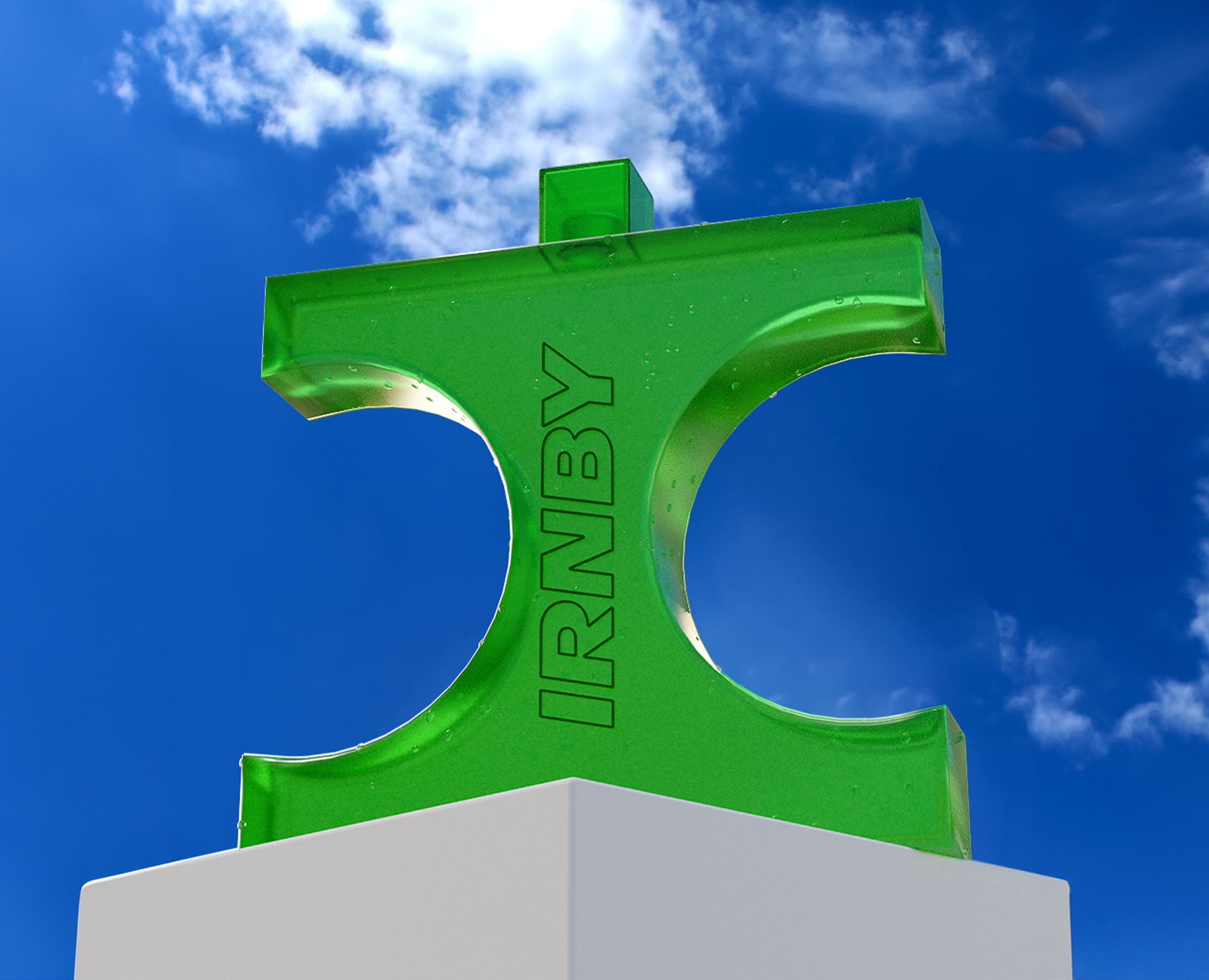 Упаковка воды IRNBY — 3D на Dprofile