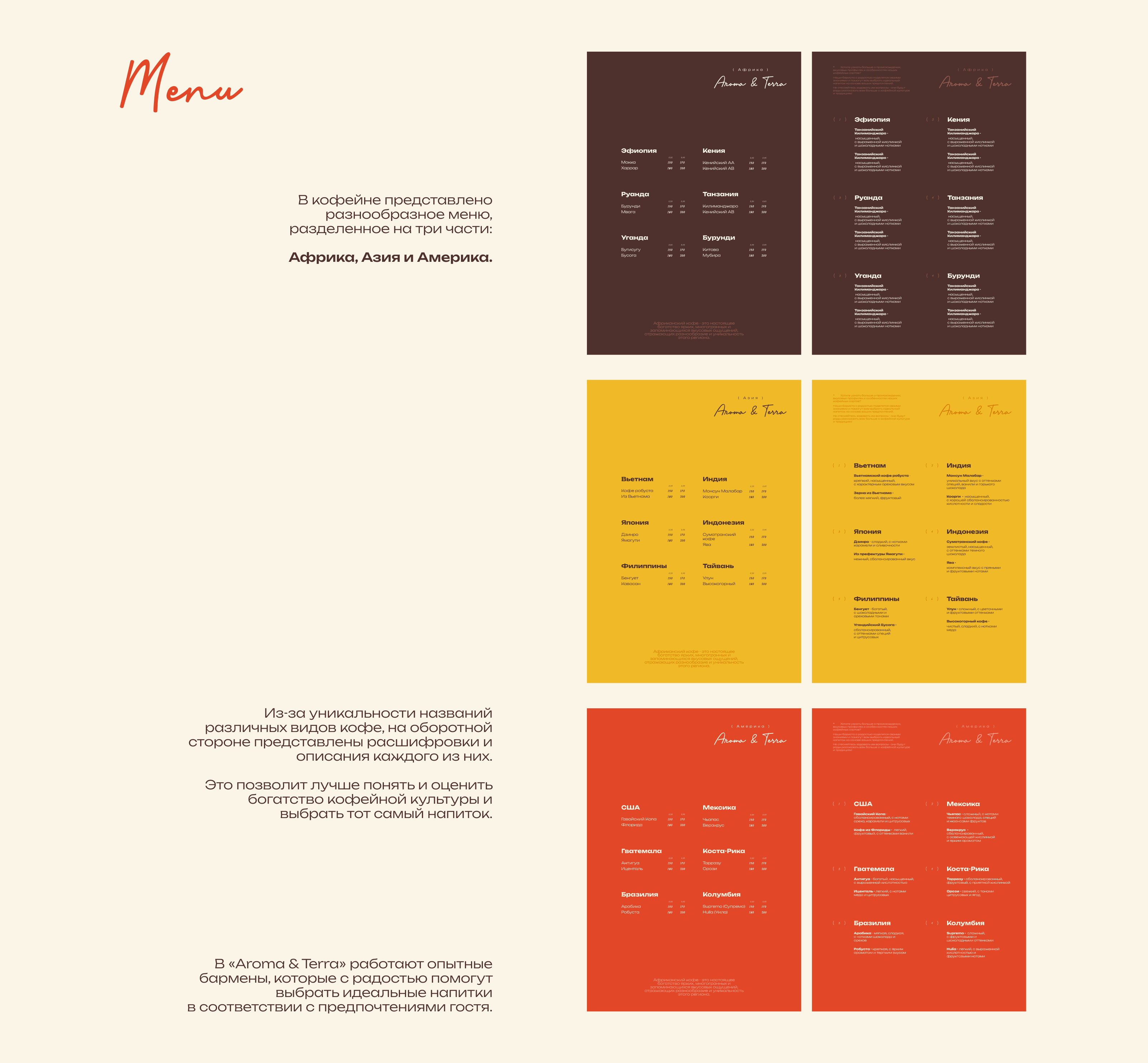 брендинг кофейни «Aroma & Terra» — Изображение №5 — Брендинг на Dprofile